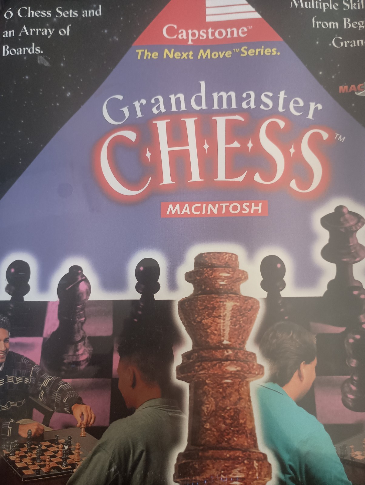 Grandmaster Chess (Capstone, 1995,CD-Rom, Macintosh) – NEW