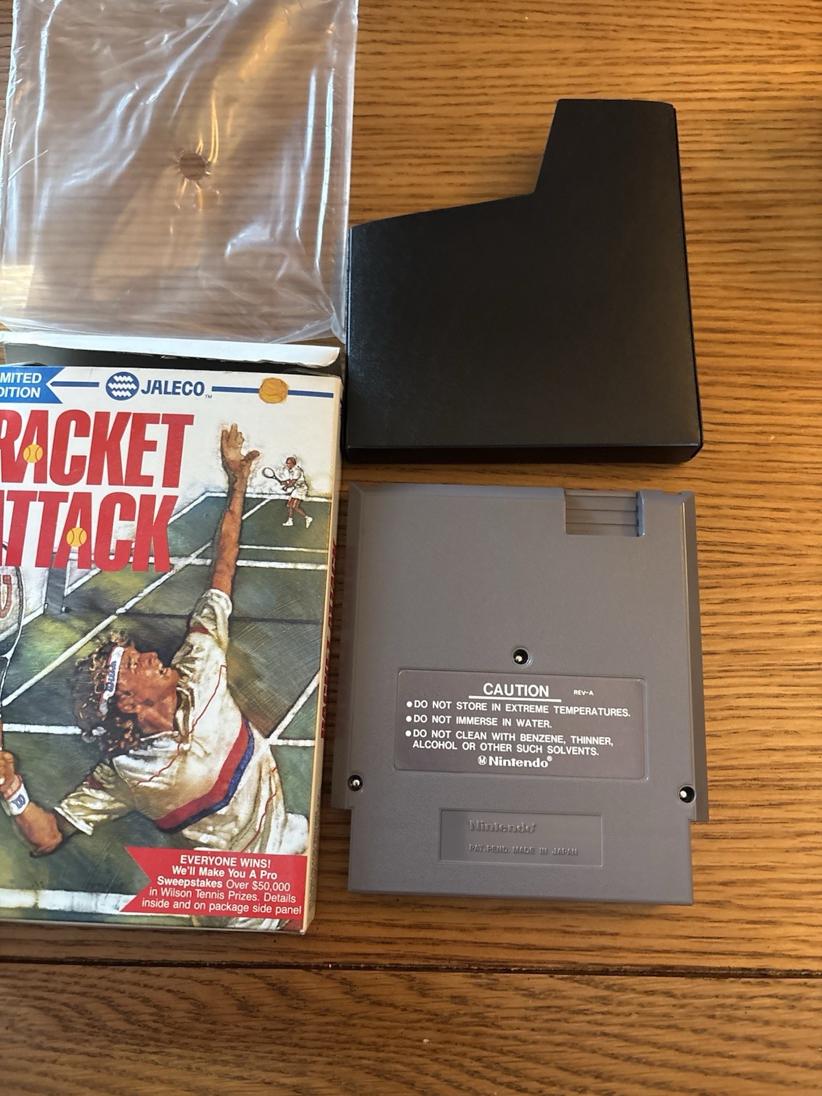Jaleco Racket Attack Limited Edition Nintendo NES Sports Tennis 1988