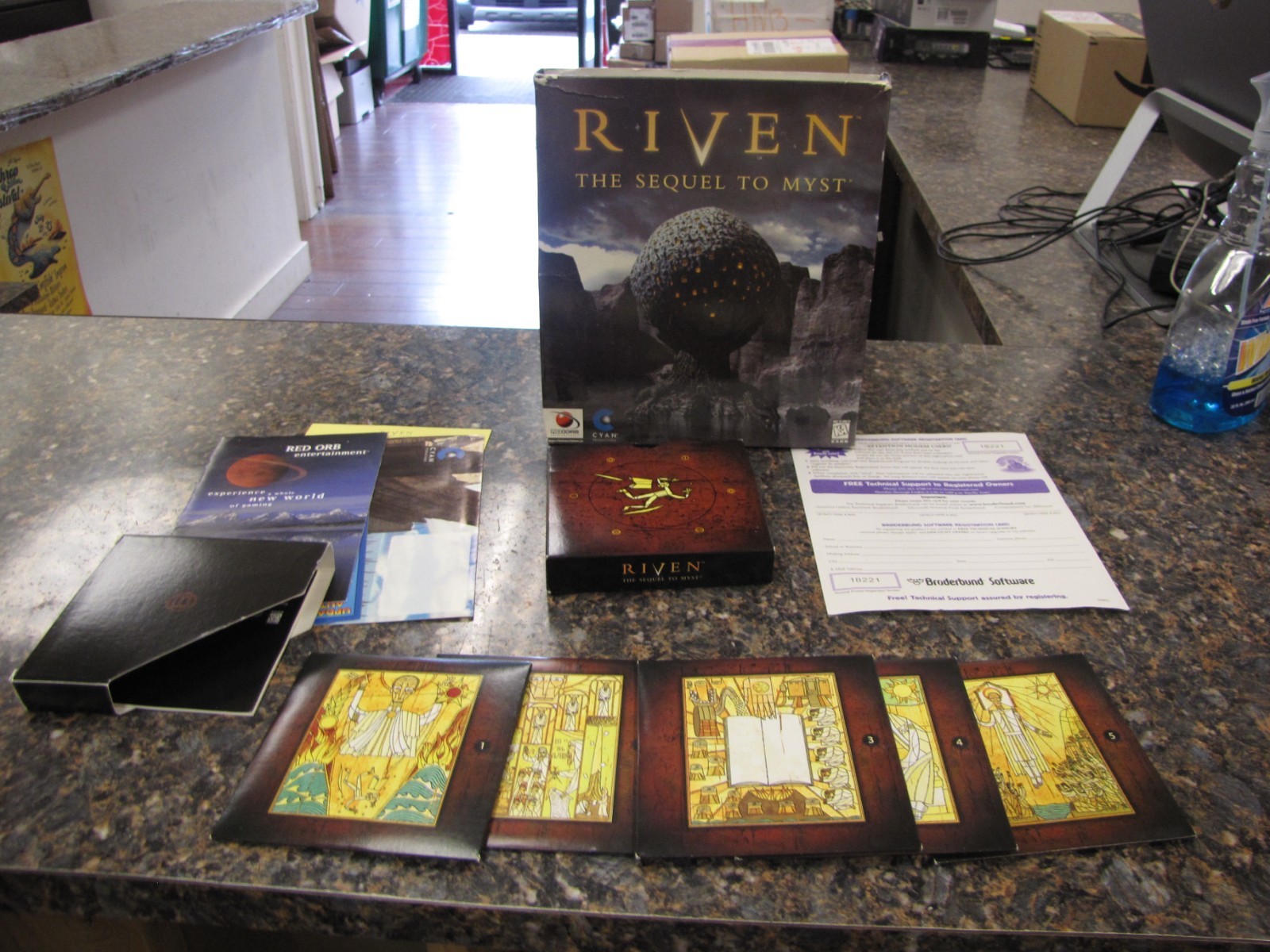 Vintage Big Box – Riven The Sequel To Myst Game – For Windows 95 & Mac