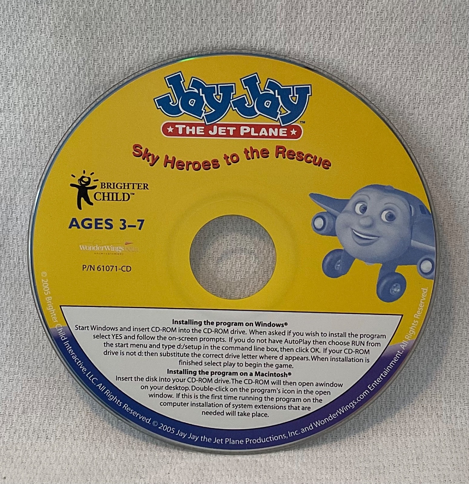 Jay Jay The Jet Plane – Sky Heroes to the Rescue (PC CD-ROM, Ages 3-7)