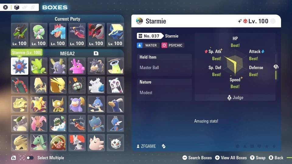 ✨CHOOSE ANY 6IV SHINY MEGA POKEMON🚀POKEMON LEGENDS ZA✨FAST TRADE⚡ALPHA