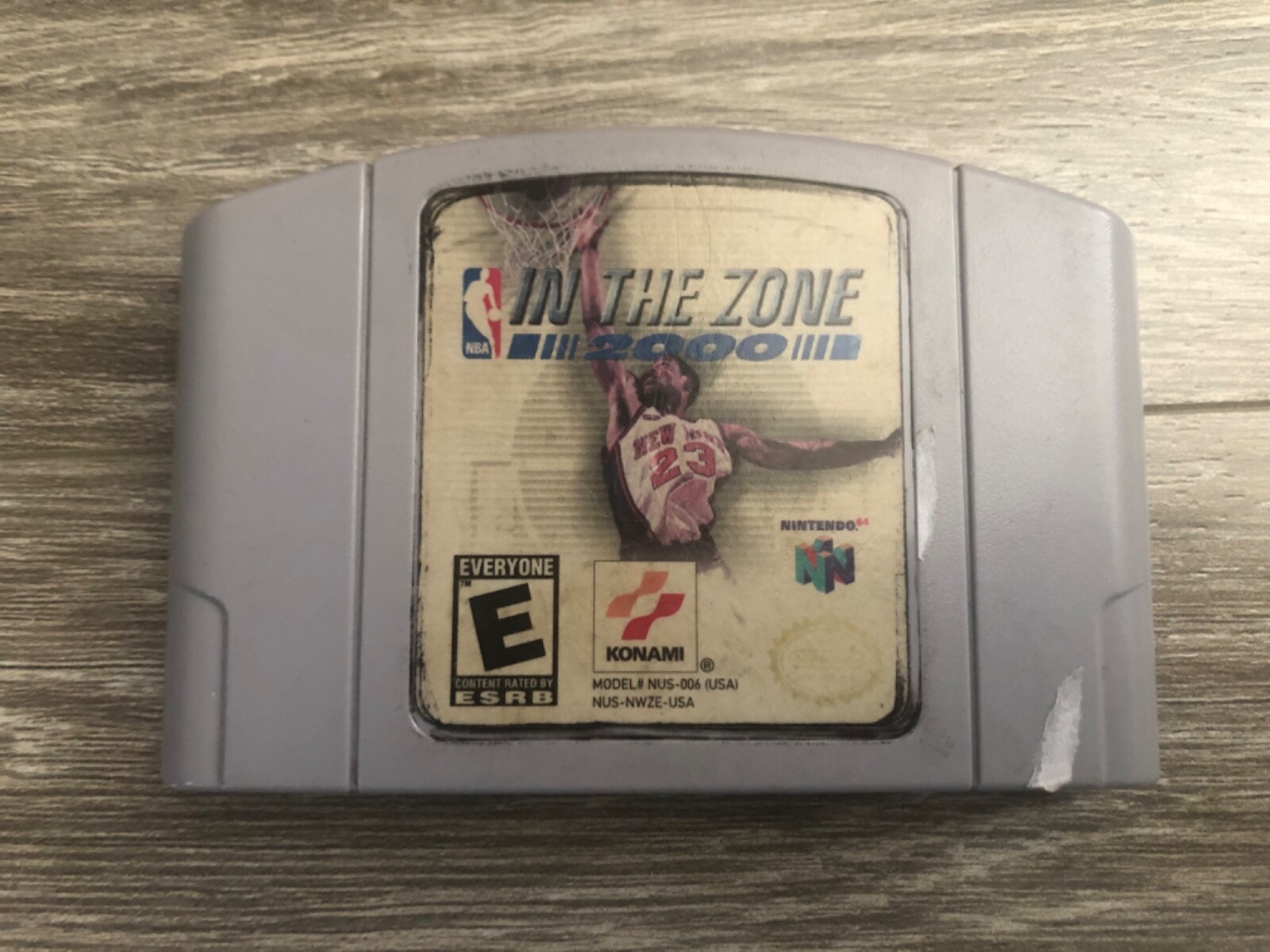 NBA in the zone 2000 N64 Nintendo 64 Authentic Cart Only