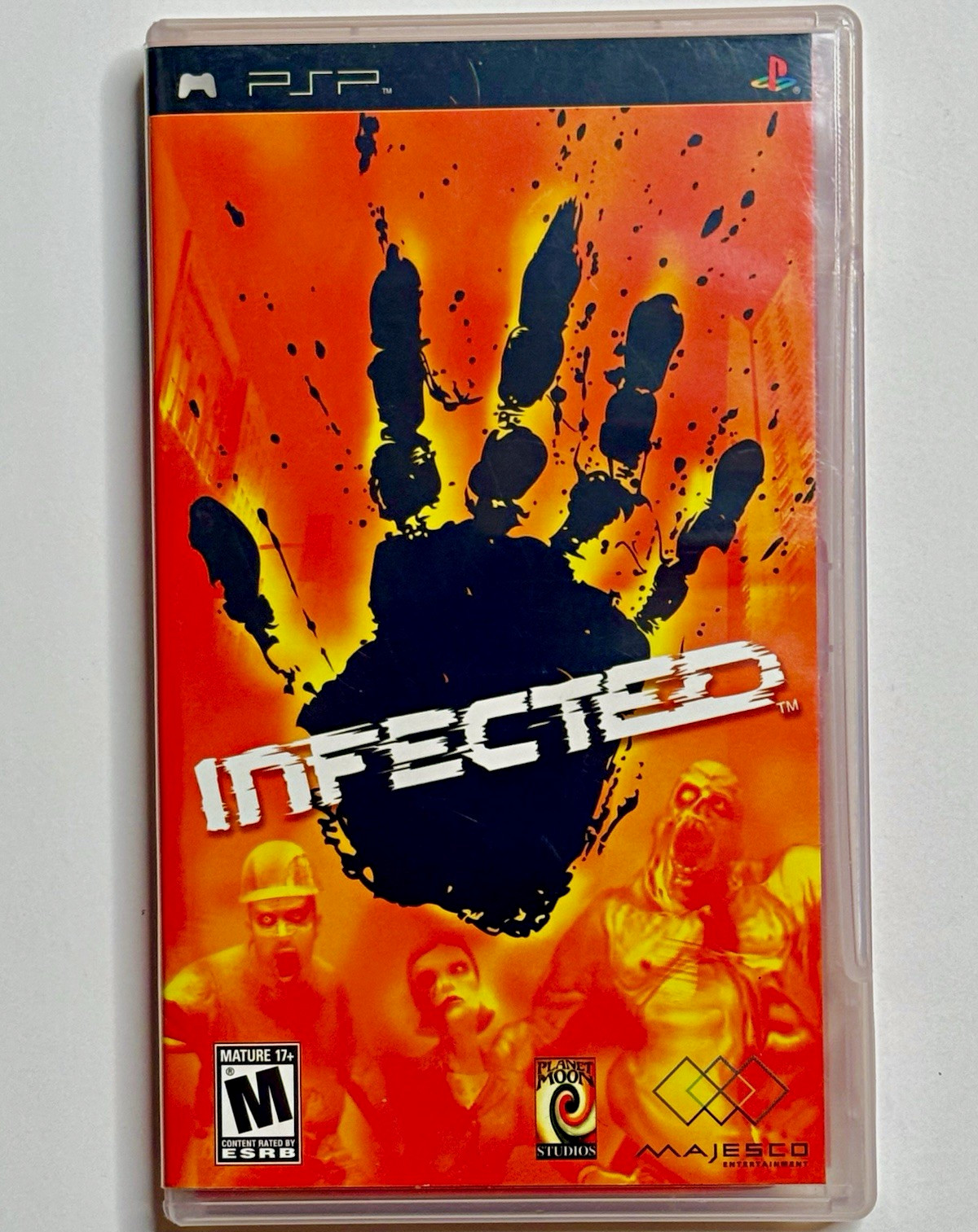 Infected (Sony PSP, 2005) CIB Complete with Manual, Tested Working