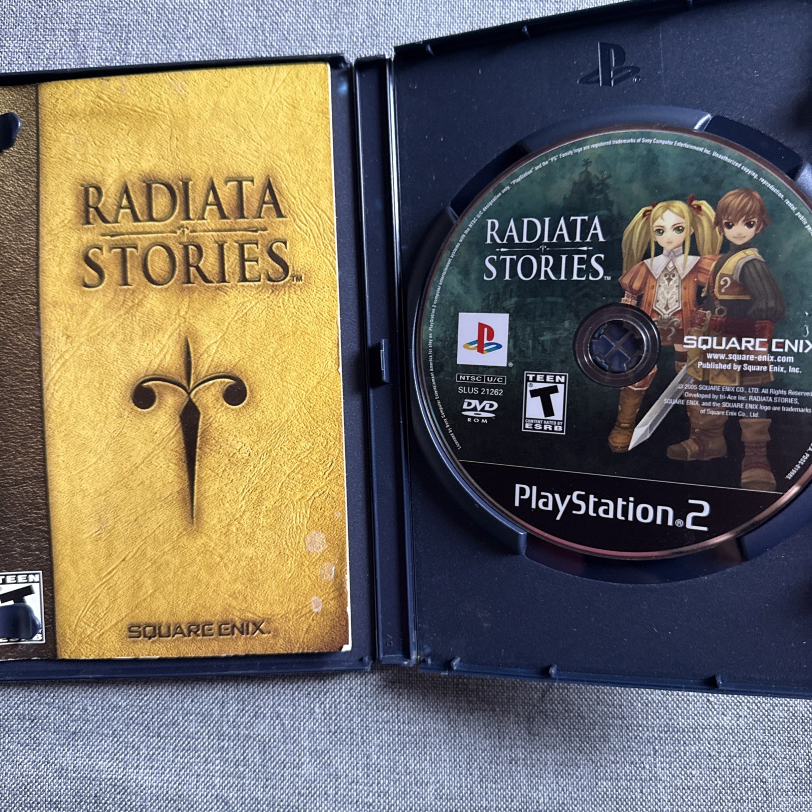 Square Enix Radiata Stories Sony PlayStation 2 2005 Role Playing T Rated
