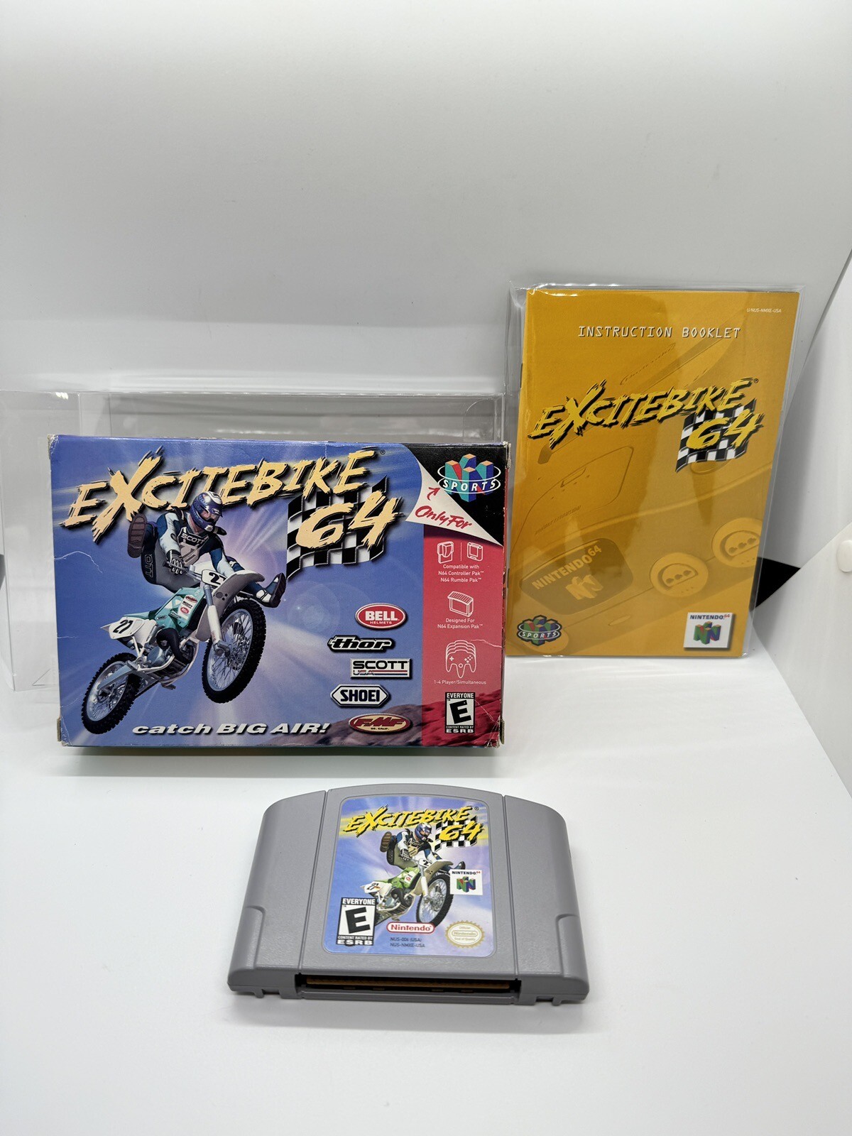 Excitebike (Nintendo N64) CIB Complete Authentic Tested Nice!