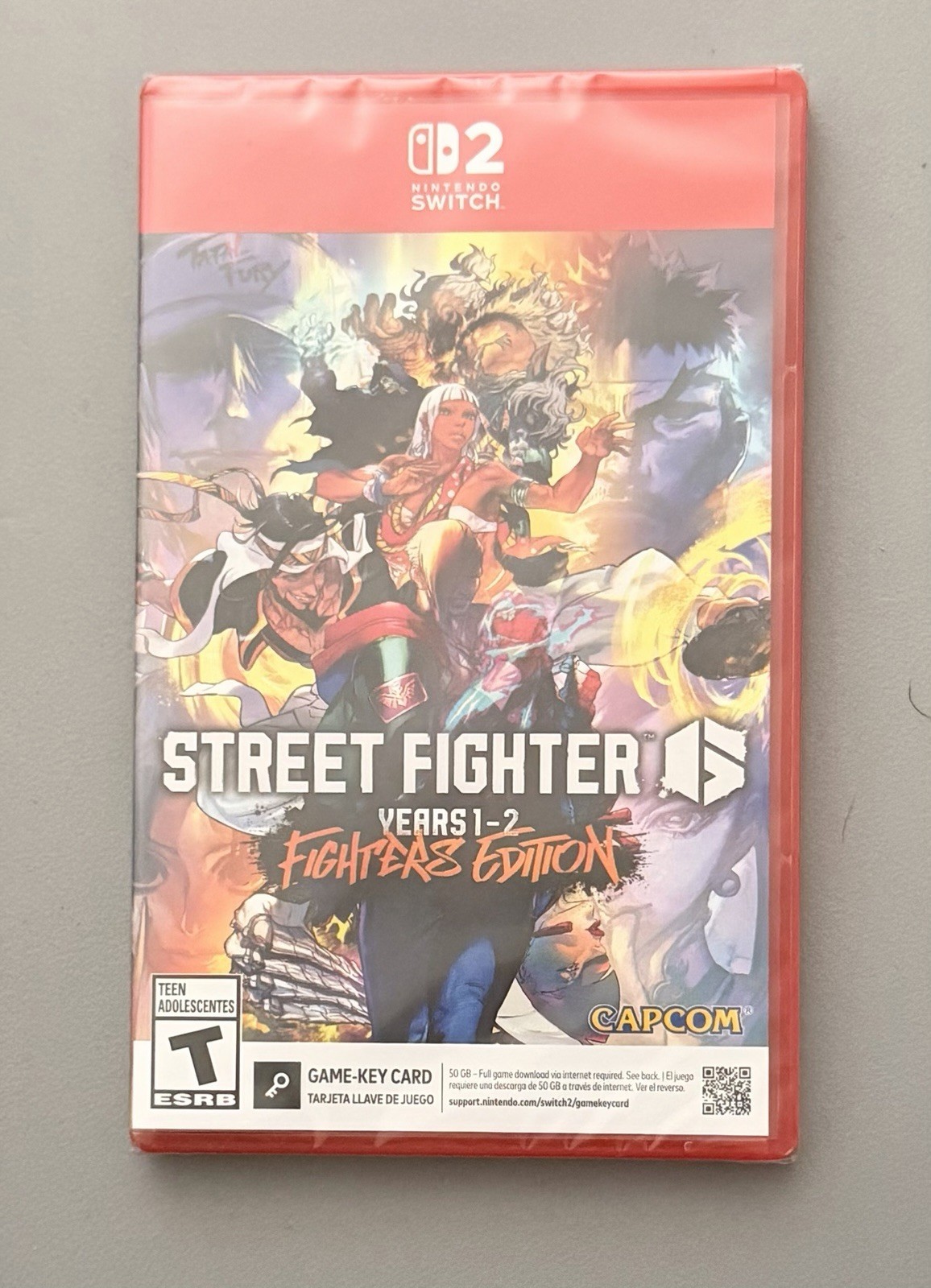 Street Fighter 6 Year 1-2 Fighters Edition for Nintendo Switch 2 (Game-Key Card)