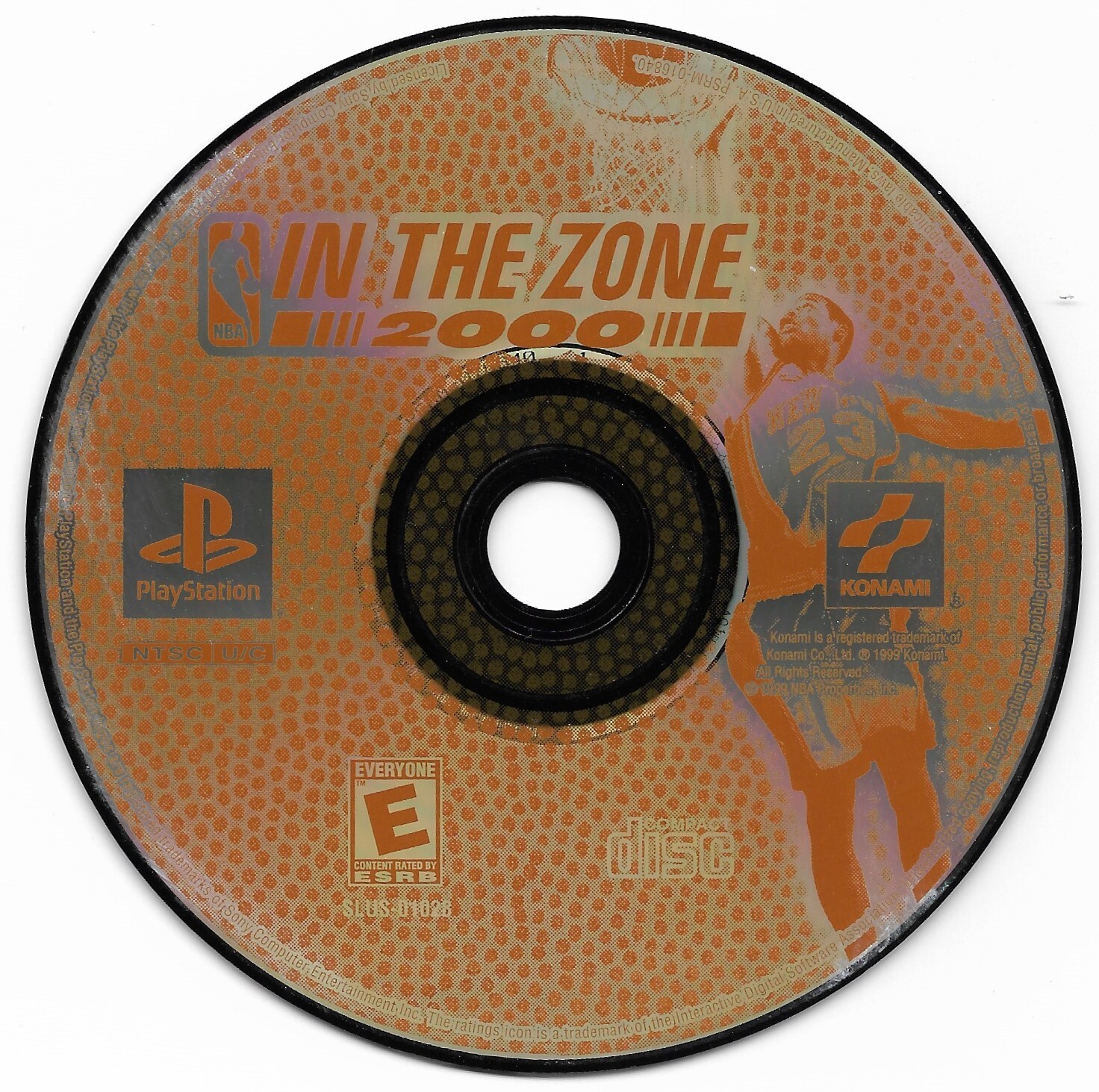 NBA In the Zone 2000 Marcus Camby Cover PS1 Sony PlayStation 1 Disc only
