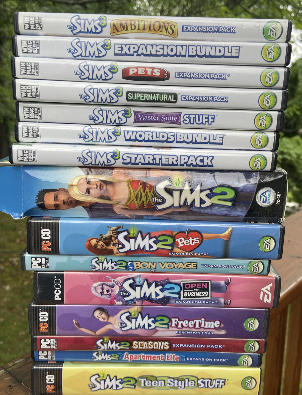 The Sims 2 & The Sims 3 Plus 13 Expansion Packs All Very Good Condition