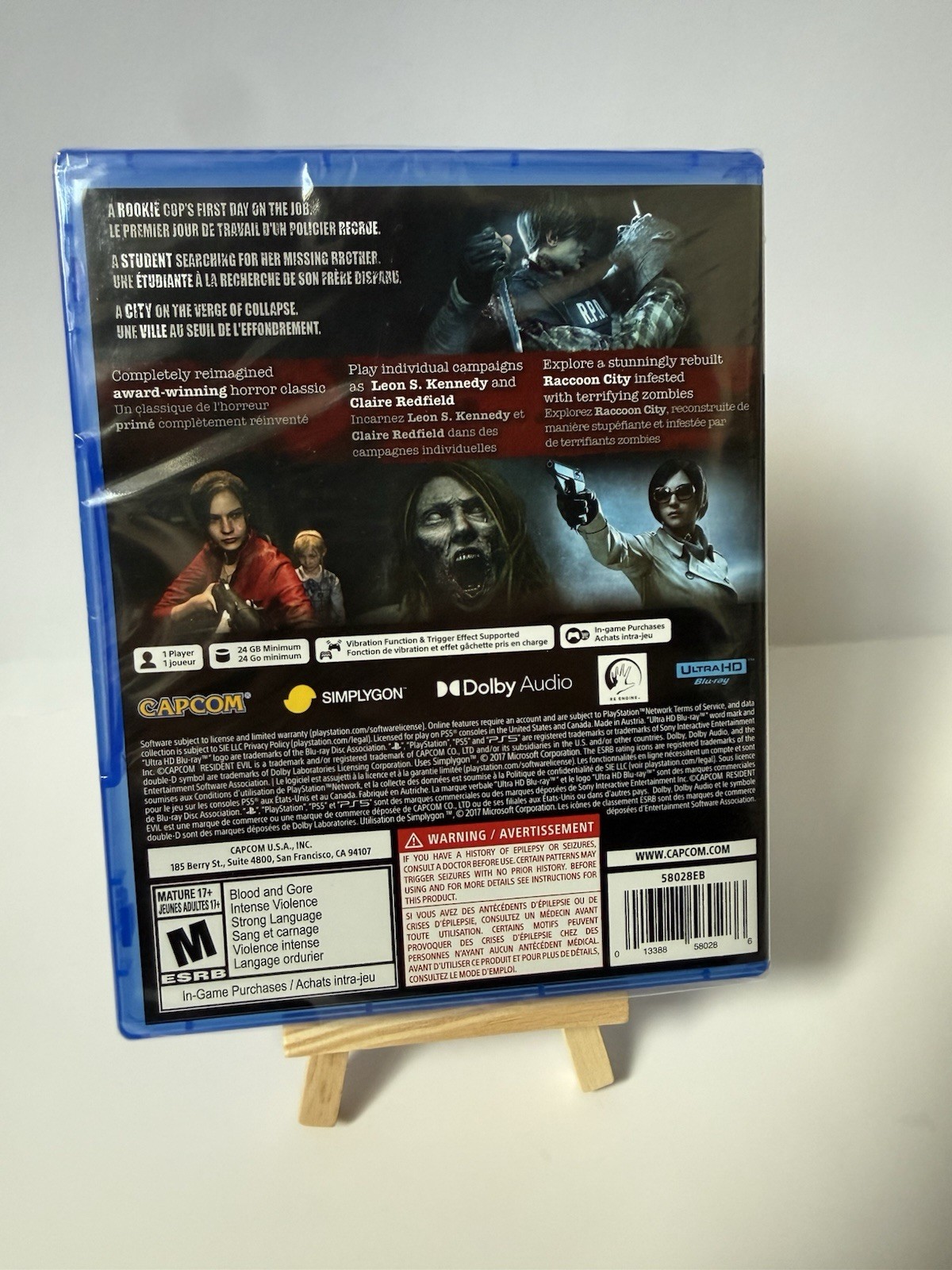 Resident Evil 2 REMAKE – Sony PlayStation 5 / PS5 – Brand NEW