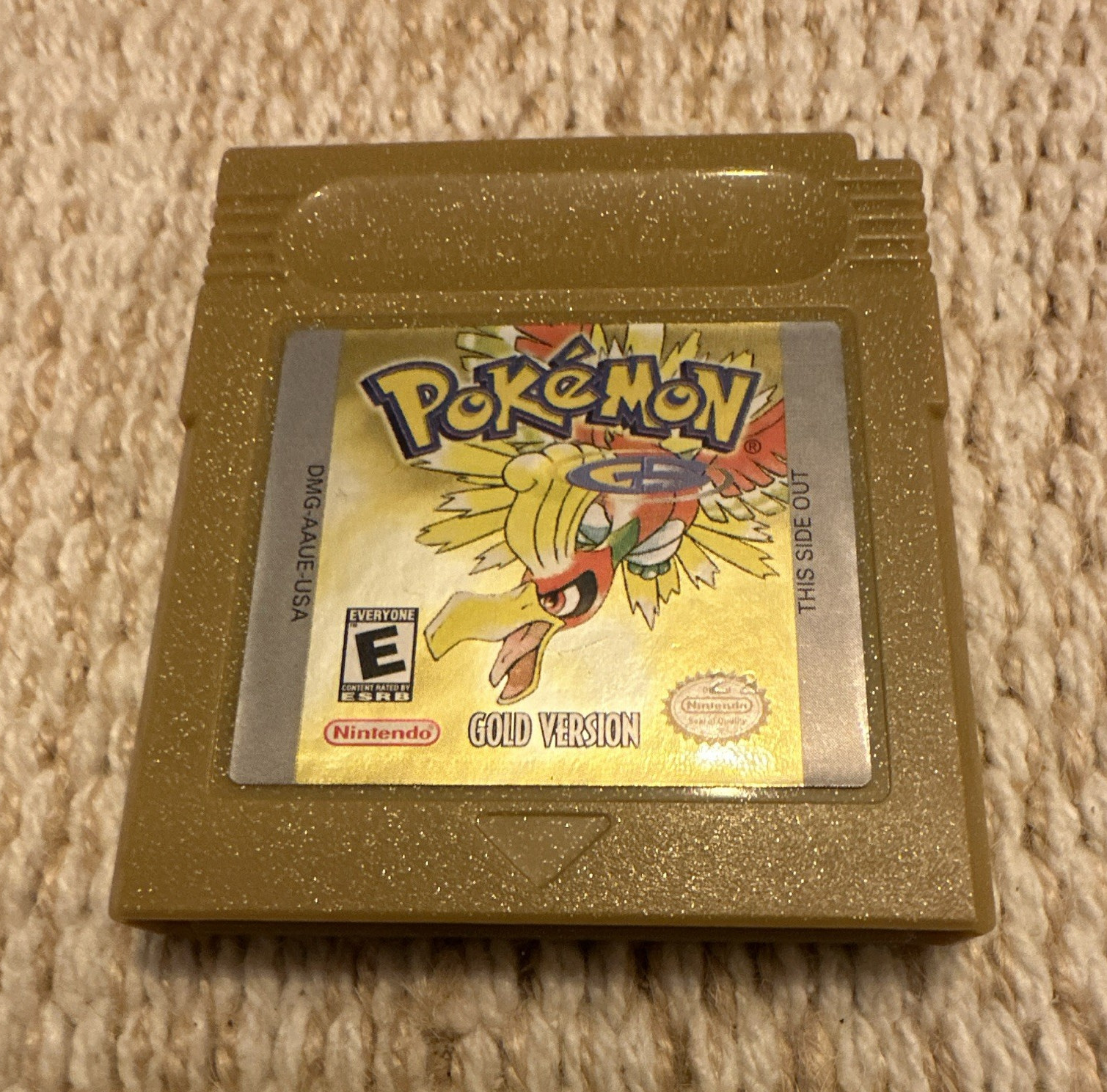 Pokémon Gold Version Nintendo Game Boy Color NTSC-U/C E Cartridge Only