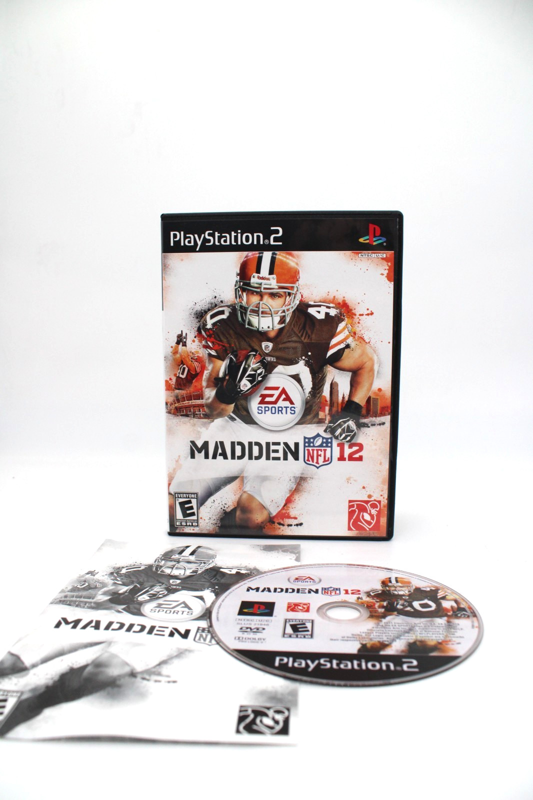Refurbished PS2 Madden NFL 12 Complete CIB 2012 Excellent Mint Clean Black Label