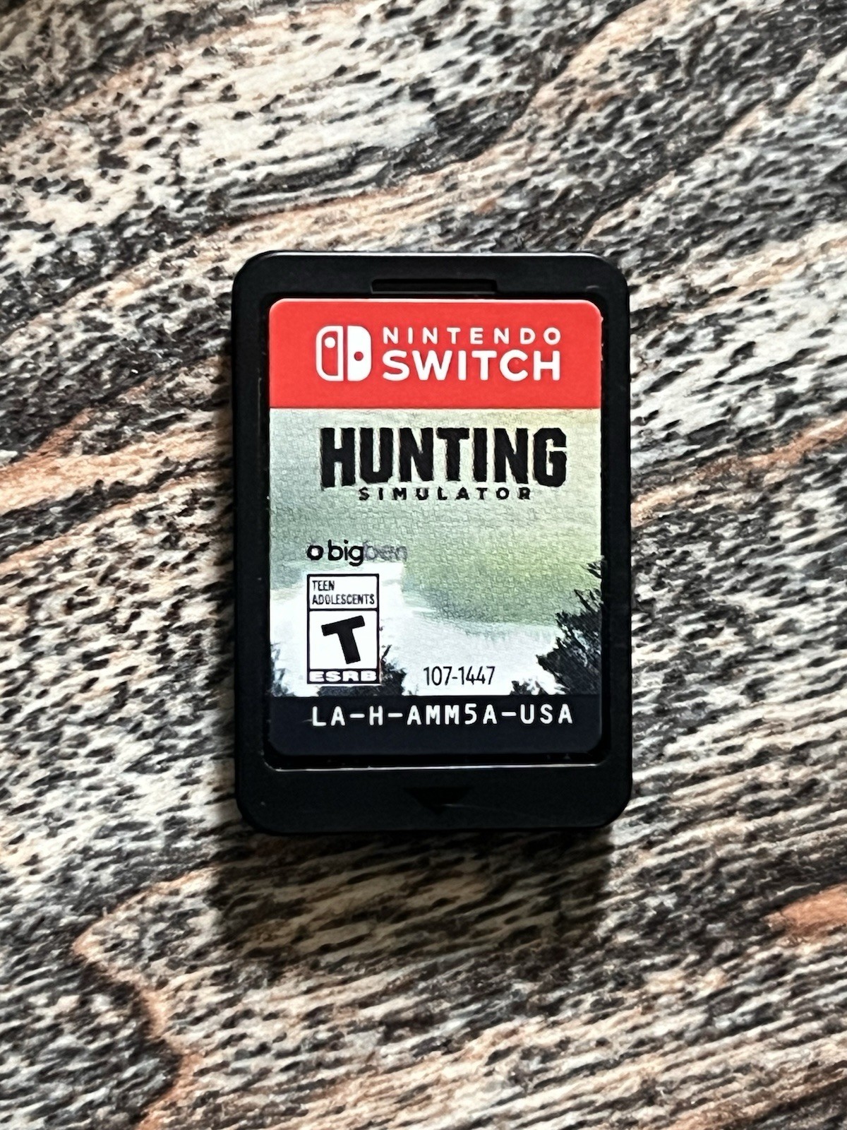 Hunting Simulator Game Cartridge! Nintendo Switch!