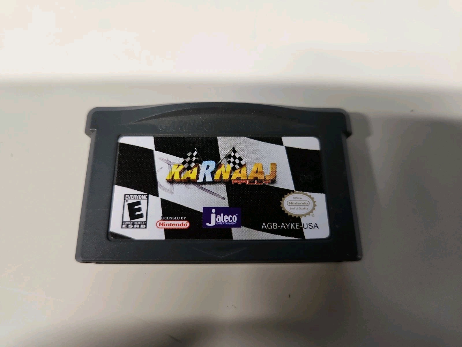 Karnaaj Rally GBA Nintendo Gameboy Advance Jaleco Racing Arcade