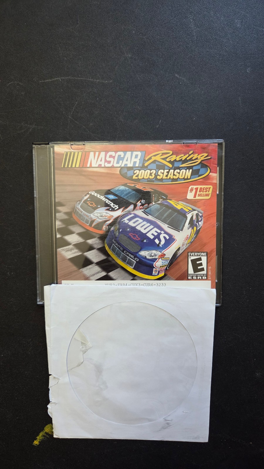 NASCAR Racing 2003 Season (PC: Windows, 2003) Case and game only.