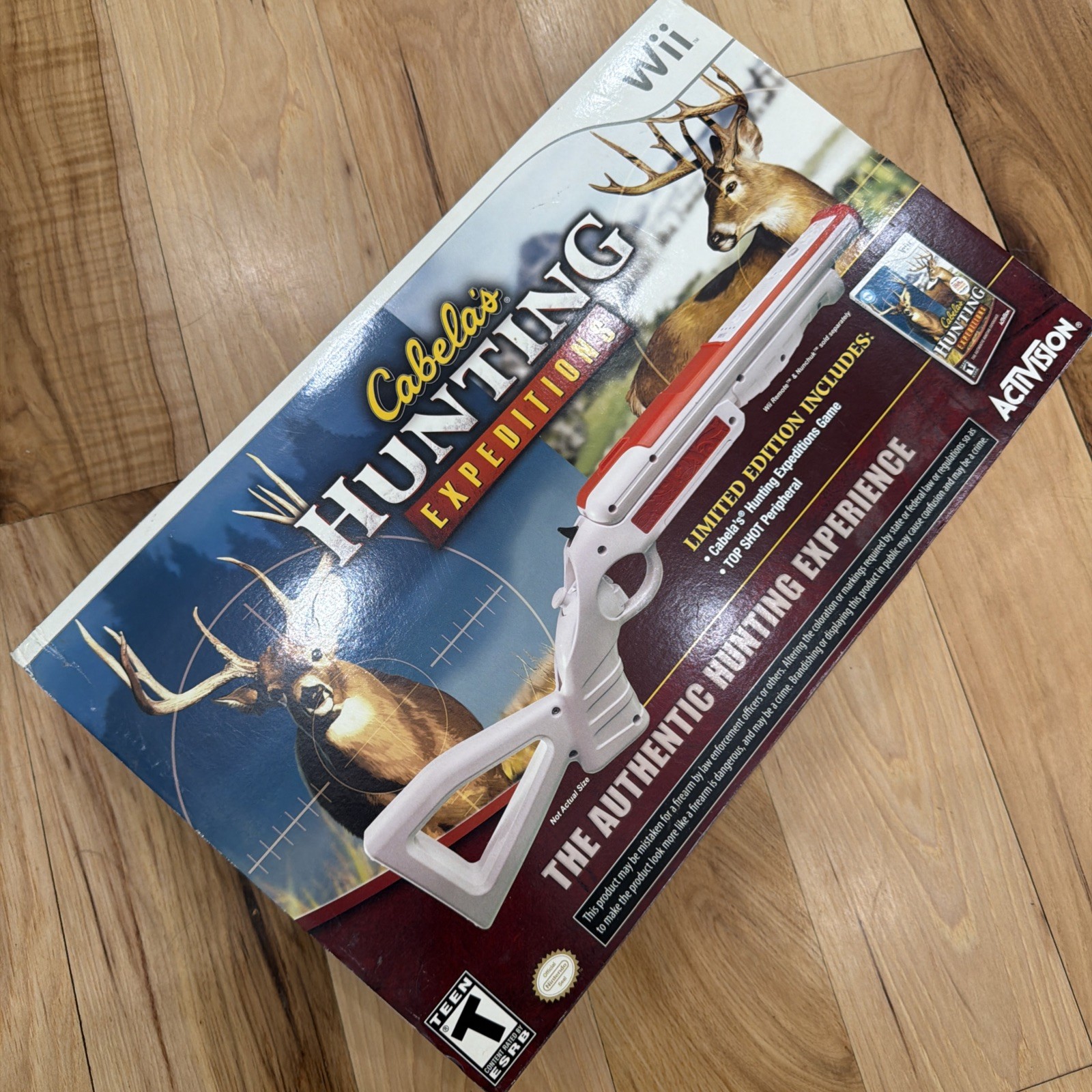 Nintendo Wii Cabelas Hunting Expeditions Limited Edition Game + Peripheral NEW