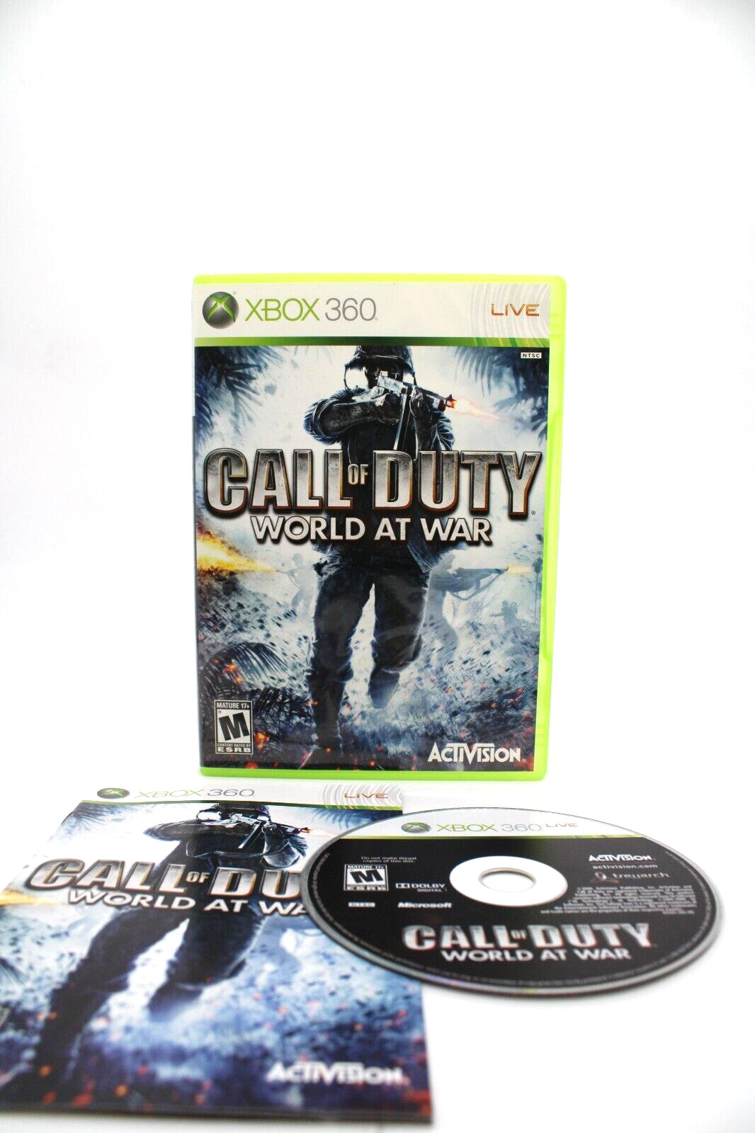 Refurbished Xbox 360 Call of Duty World at War Complete CIB Tested Excellent
