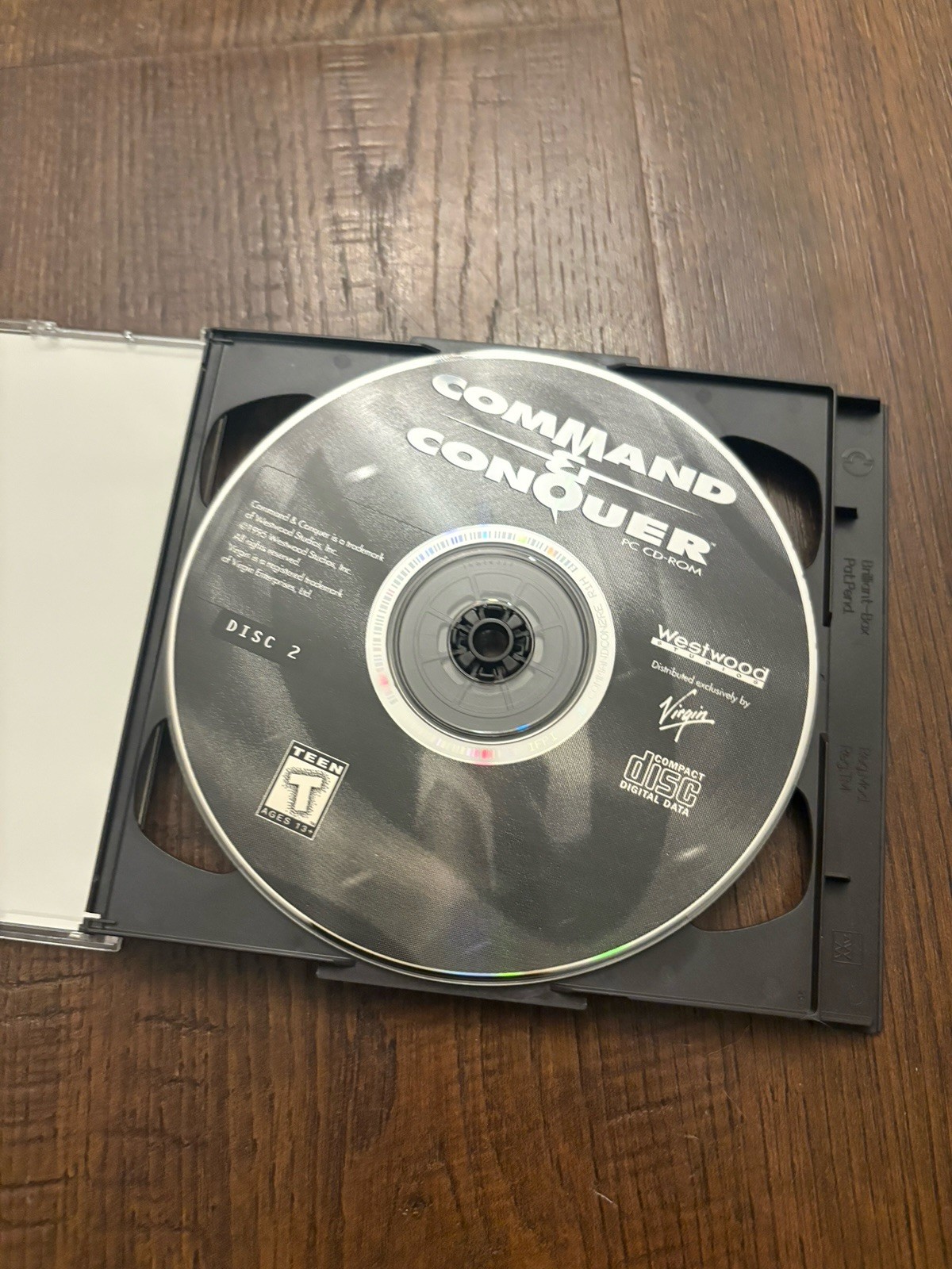 Command & Conquer PC Game 2 Disc Set Vintage 1995 1996 CD-Rom Westwood Studios