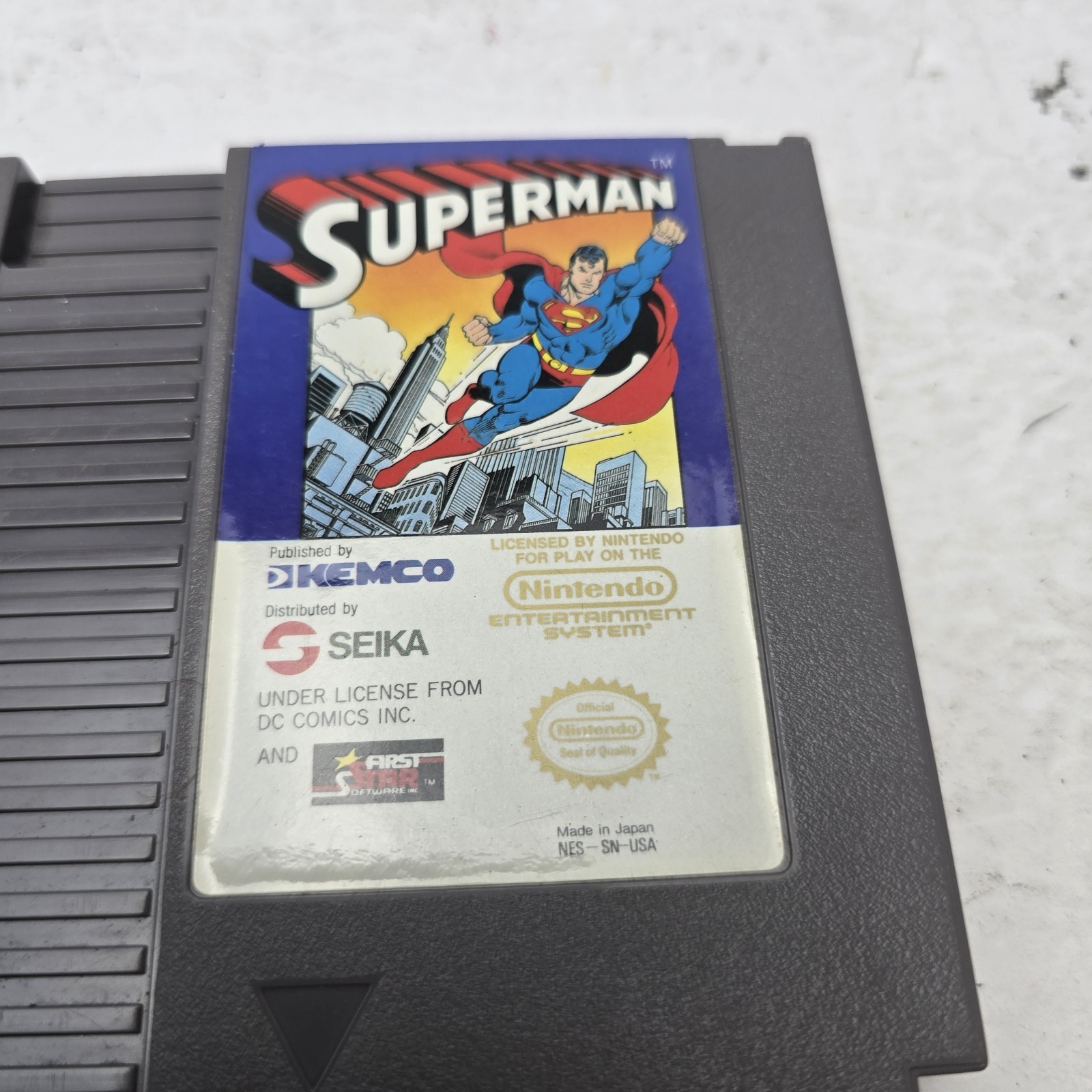 Superman (Nintendo NES, 1988) CARTRIDGE ONLY