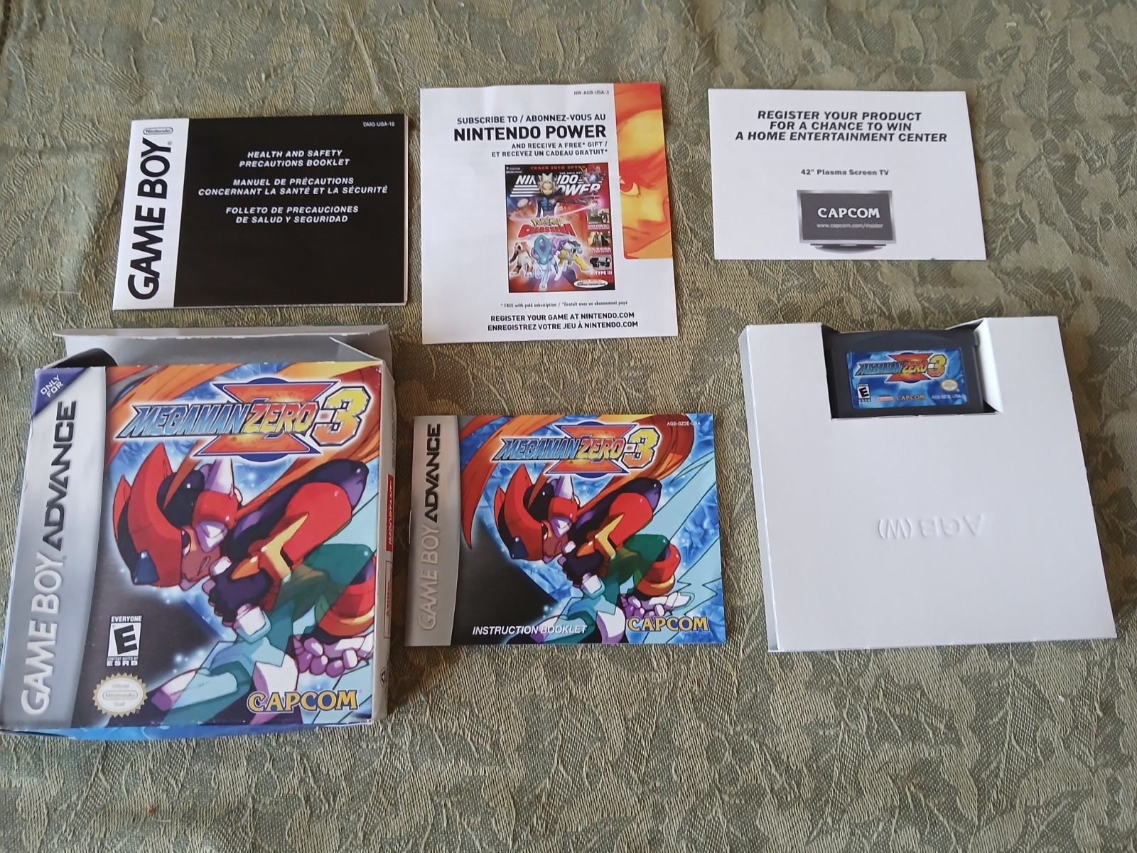Mega Man Zero 3 (Game Boy Advance, 2004) Complete in Box (CIB)