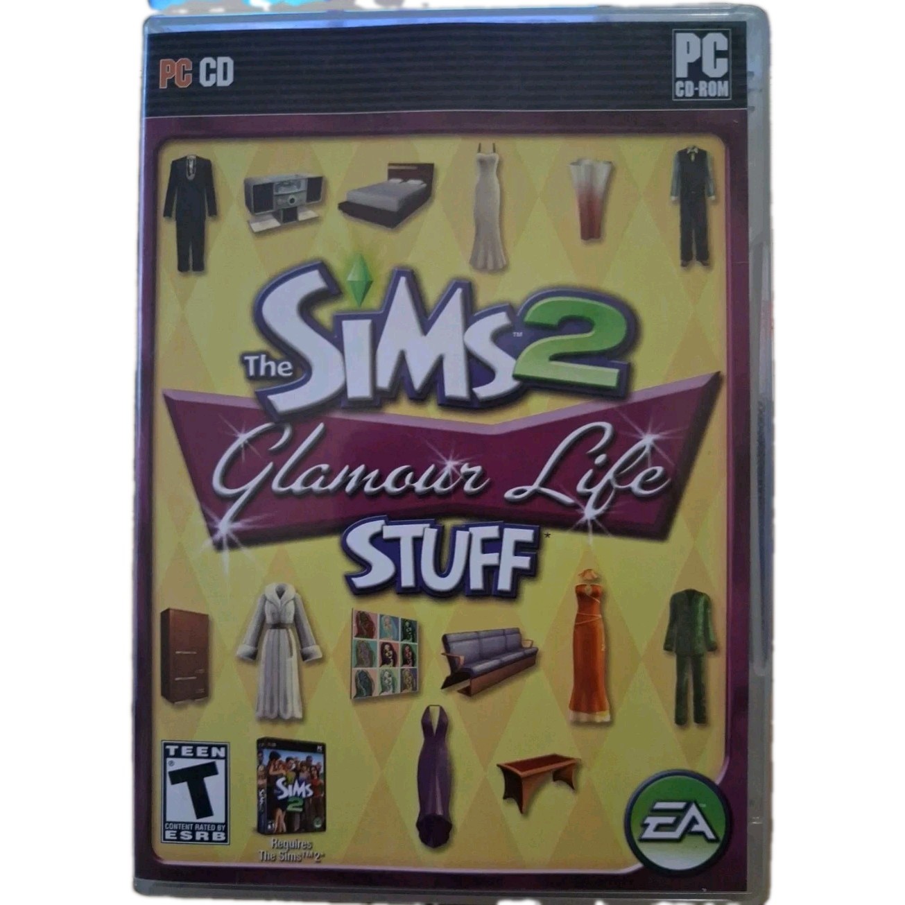 The Sims 2 Glamour Life Stuff PC CD-ROM Complete With Case 2006 Free Shipping