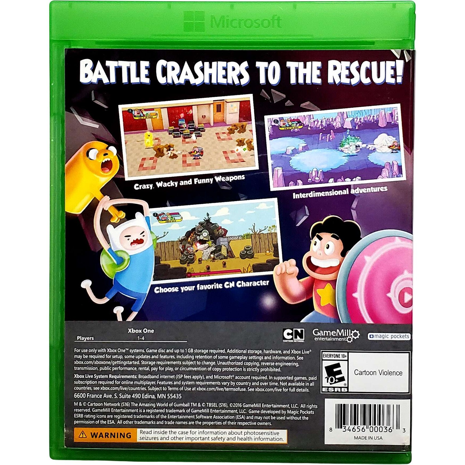 Cartoon Network Battle Crashers – Microsoft Xbox One Tested 1Y Guarantee