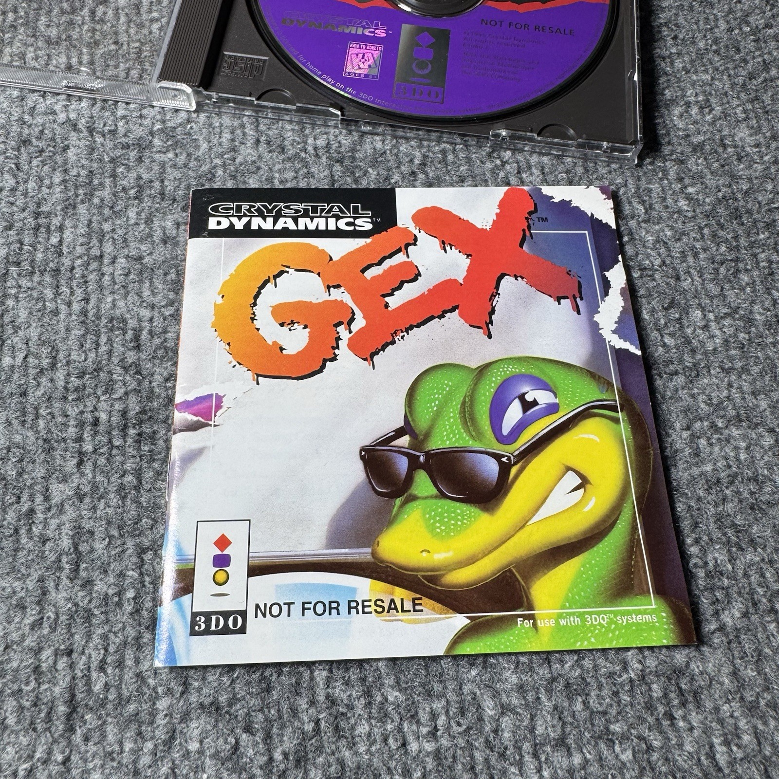 Panasonic 3DO Action Pak Dragon’s Lair, AD&D Slayer, GEXW/ Manuals * Nice Shape