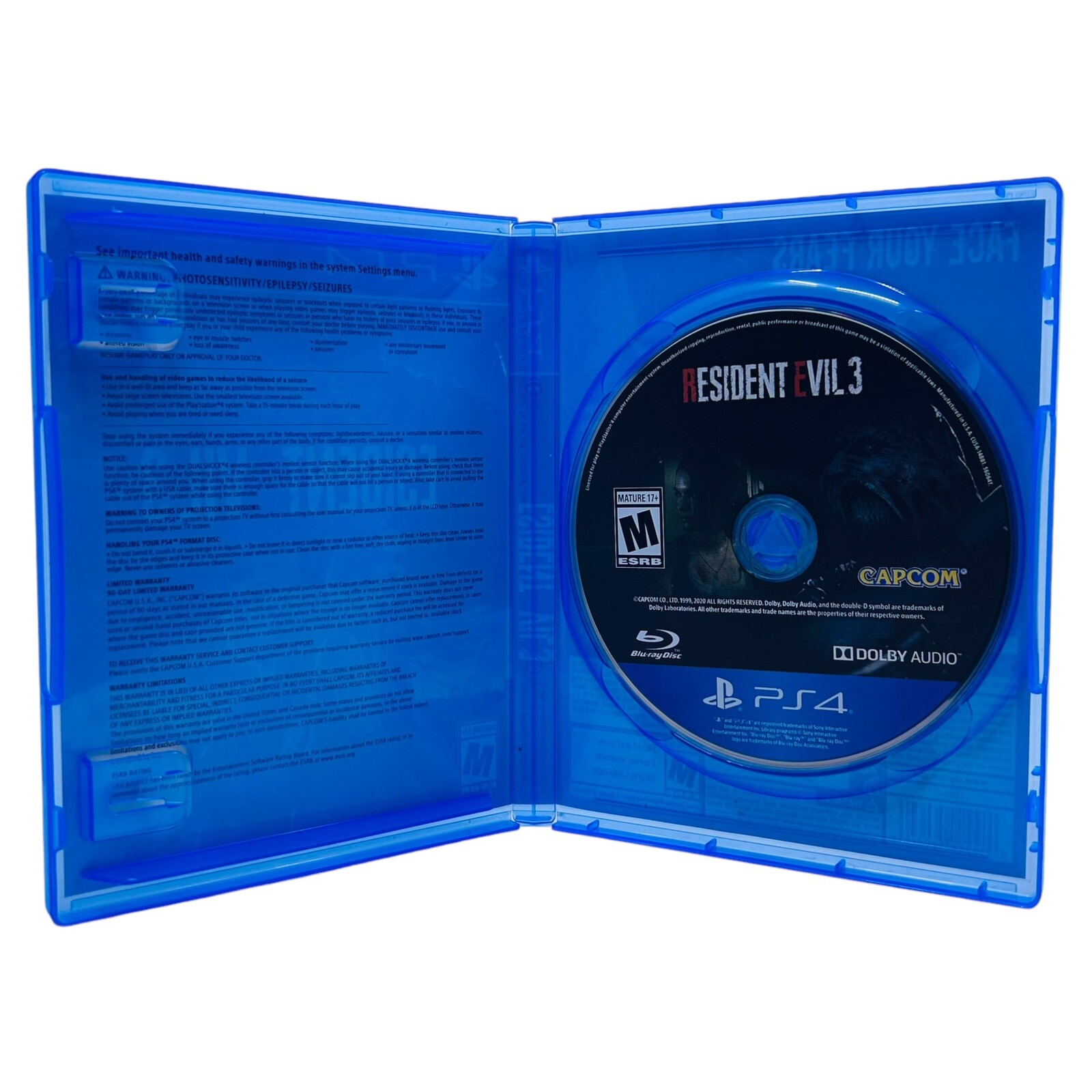 Resident Evil 3 Remake (Sony PlayStation 4) PS4 CIB Complete Tested Game