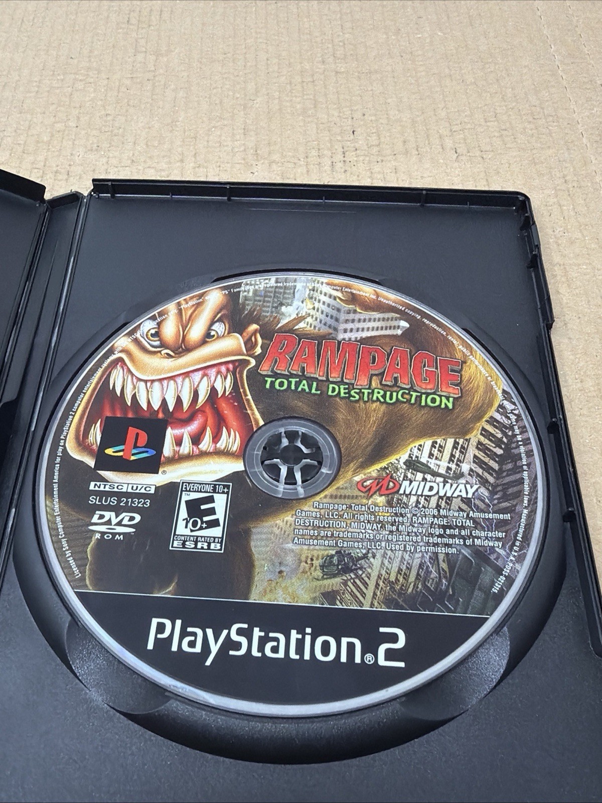 Rampage Total Destruction – PS2 Playstation 2 No Manual