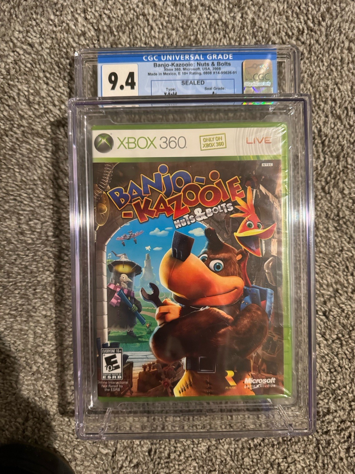 Banjo-Kazooie: Nuts & Bolts CGC Graded 9.4 A+