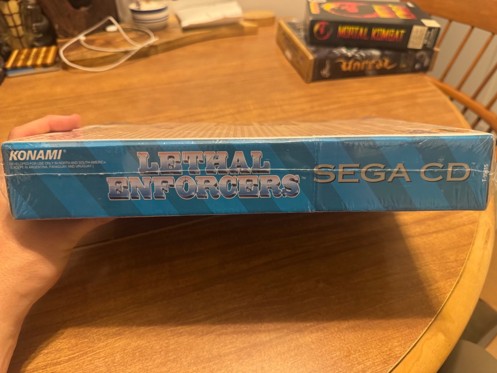 Lethal Enforcers Sega CD BIG BOX BRAND NEW SEALED authentic video game + zappers