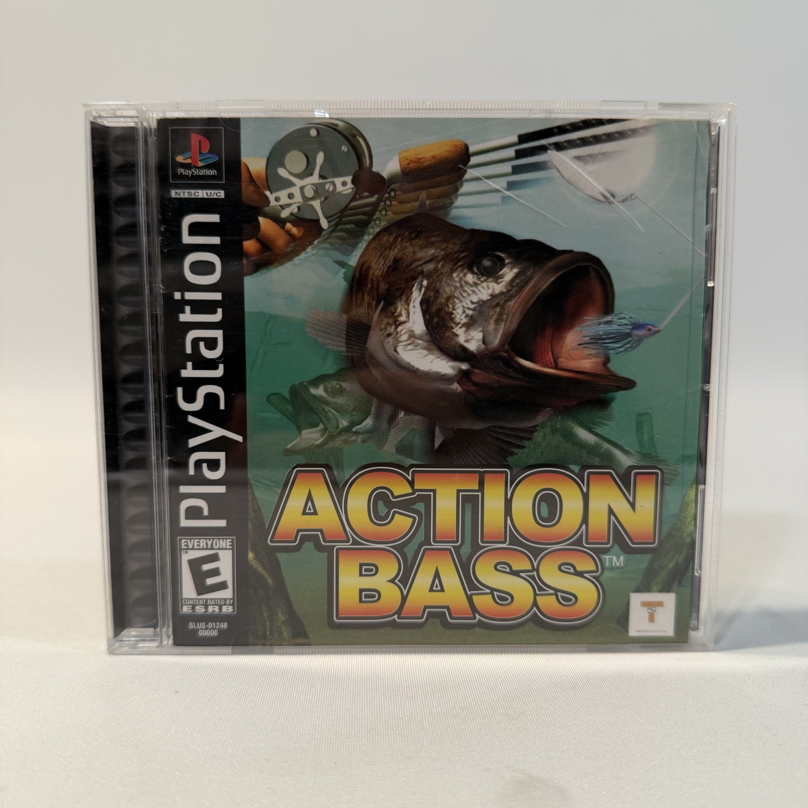 Action Bass Sony PlayStation PS1 Realistic Bass Fishing Simulation Game