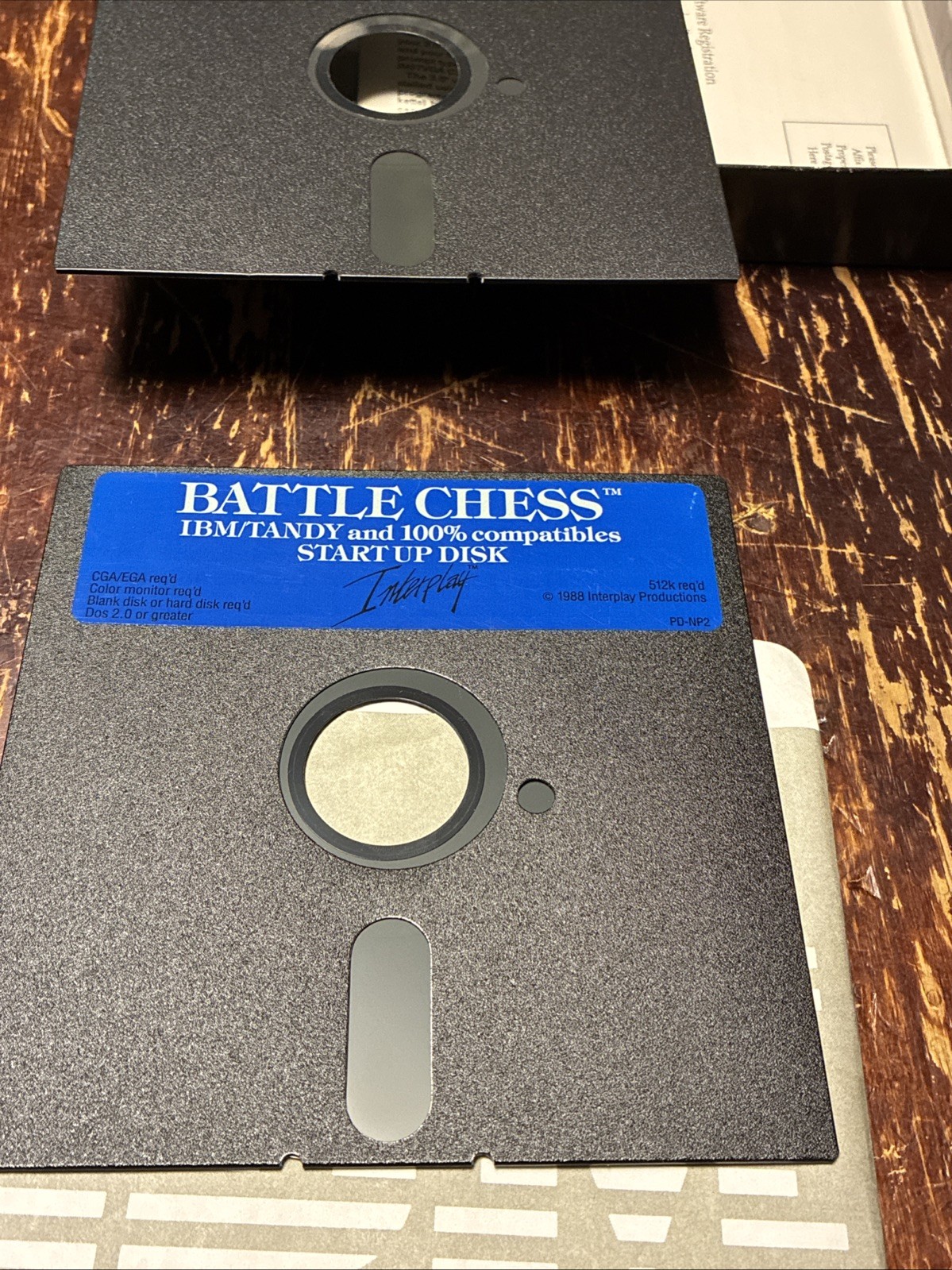 1990 Battle Chess – MS-DOS PC Computer Video Game Floppy Disks (3.5” & 5.25”)