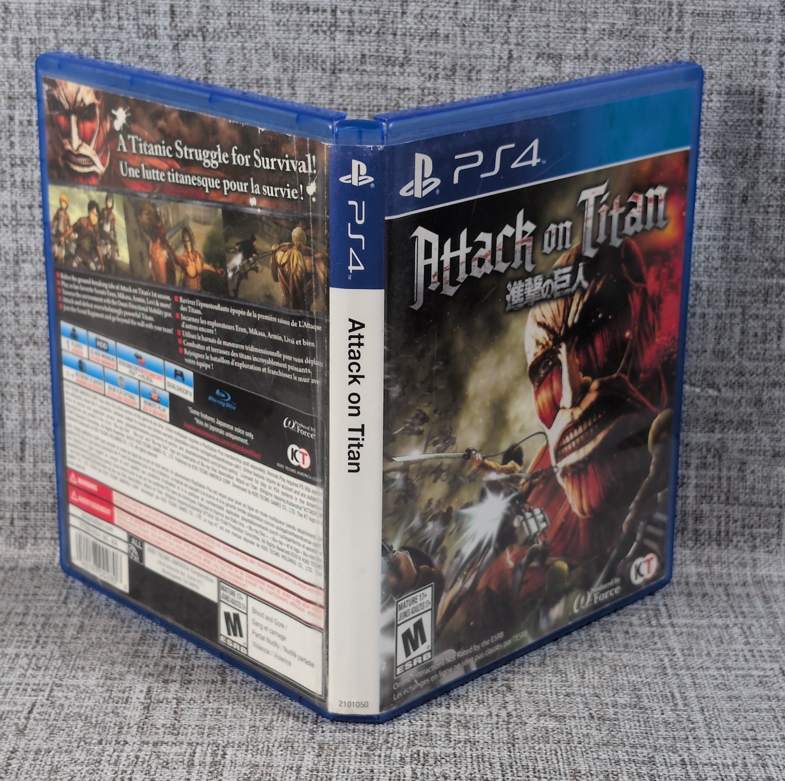Attack on Titan (Sony PlayStation 4, 2016) PS4 Game Tested Working