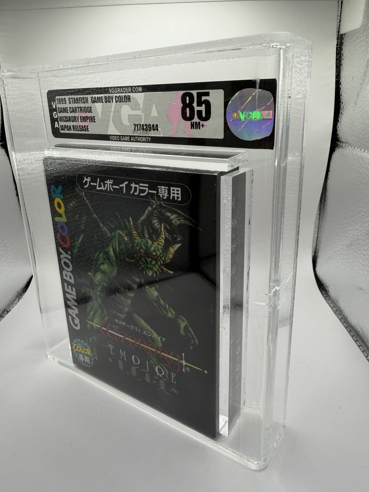 1999 Starfish Game Boy Color Wizardry Empire Japan Release JPN Graded VGA 85 NM+