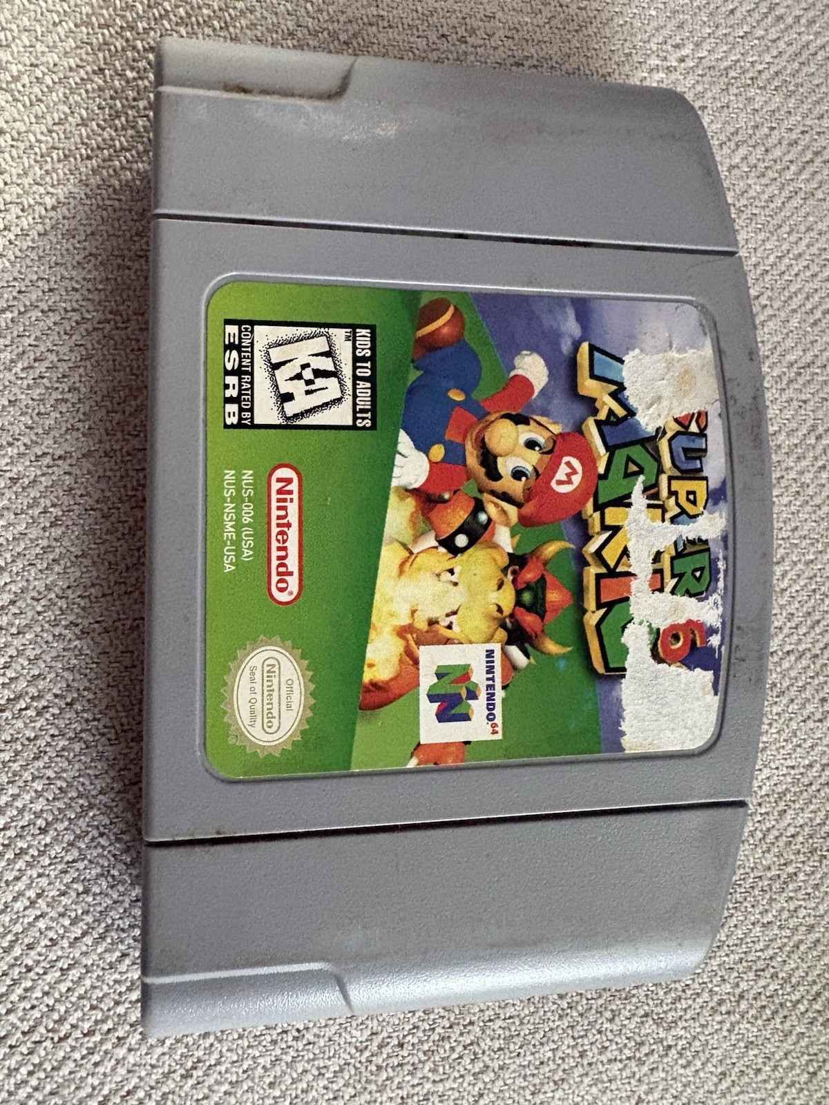 Super Mario 64 Nintendo 64 Authentic Cartridge Only. Tested And Works
