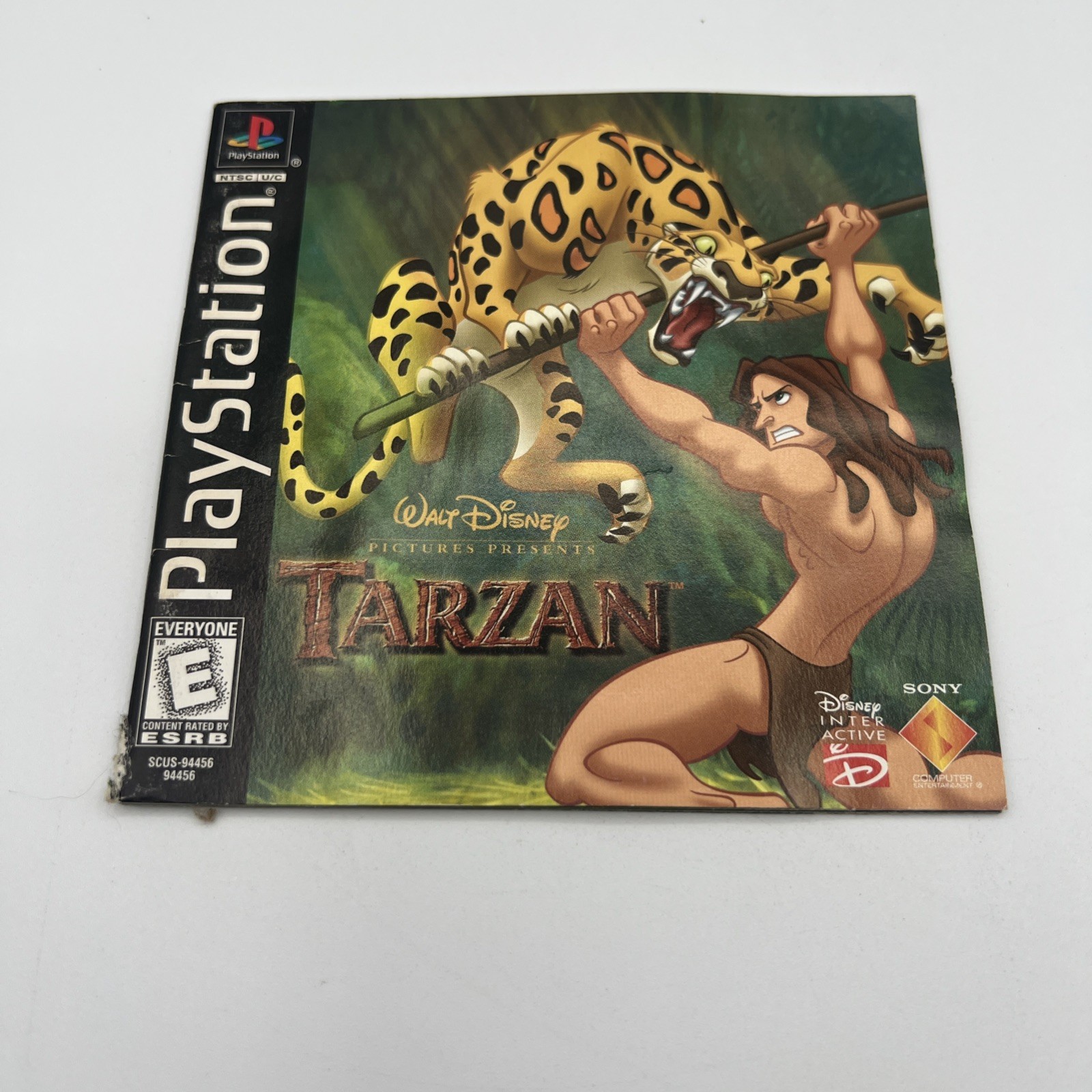 Disney’s Tarzan (PlayStation 1, 1999) Manual Only