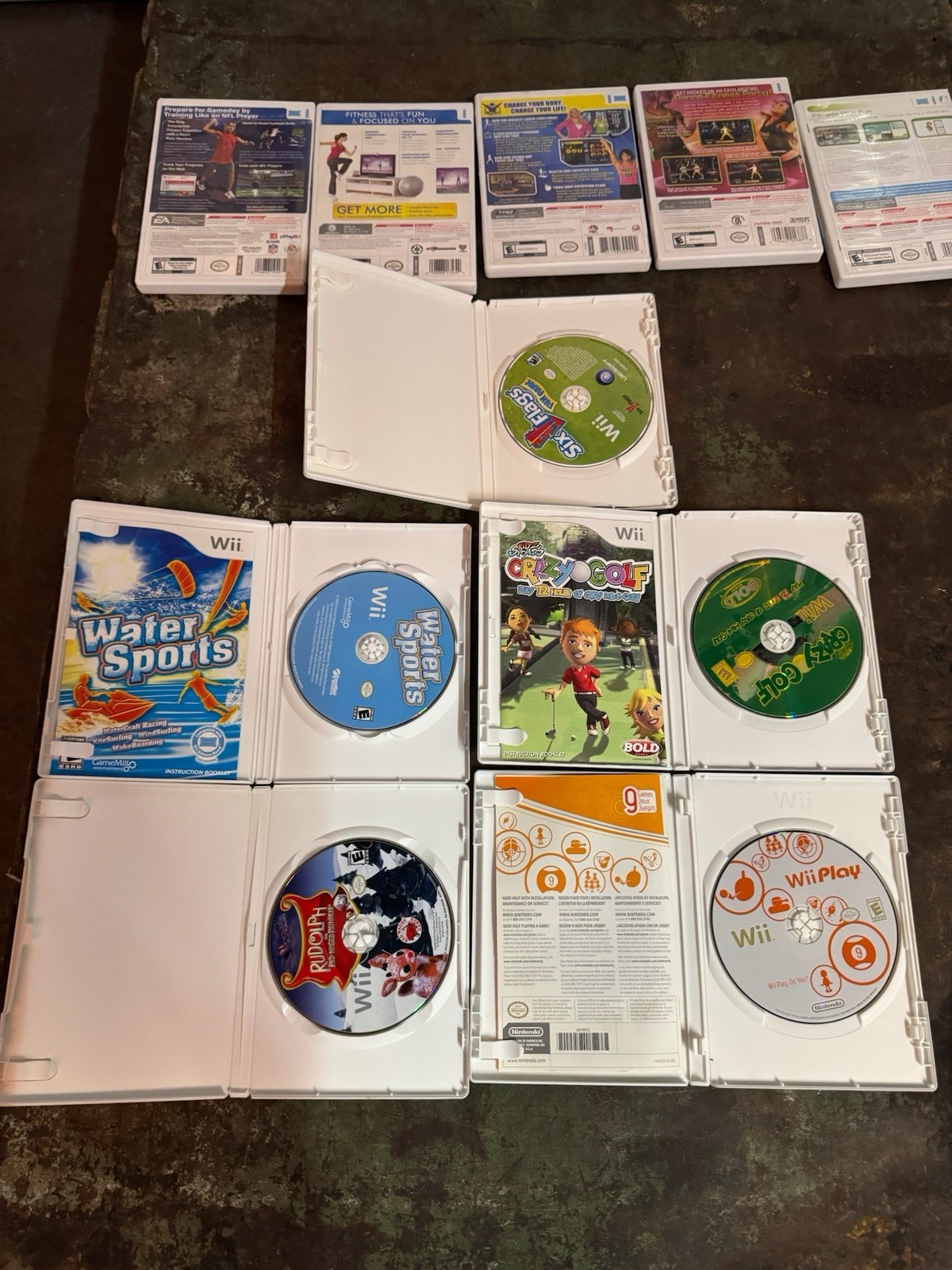 Lot of 18 Assorted Nintendo Wii Video Games Various Titles Tested