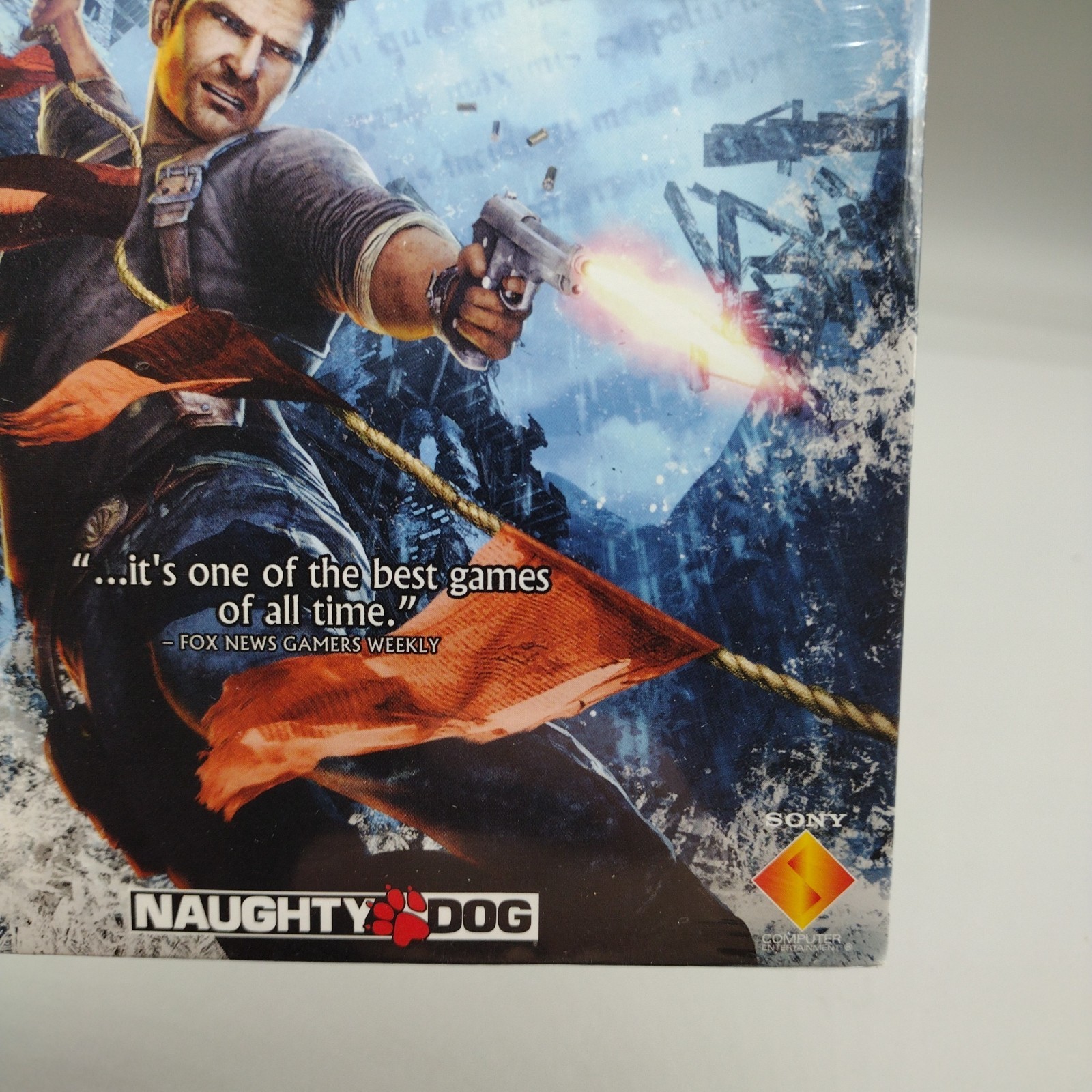 Uncharted 2 Among Thieves Game of the Year Sony PlayStation 3, 2010 Cardboard