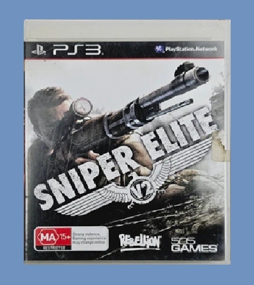 PS3 GAME – Sniper Elite v2 – MA15+ pre-owned game + booklet VGC