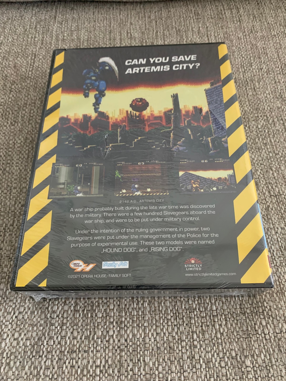 Mad Stalker Full Metal Forth Collector’s Edition Strictly Limited Games SEGA New