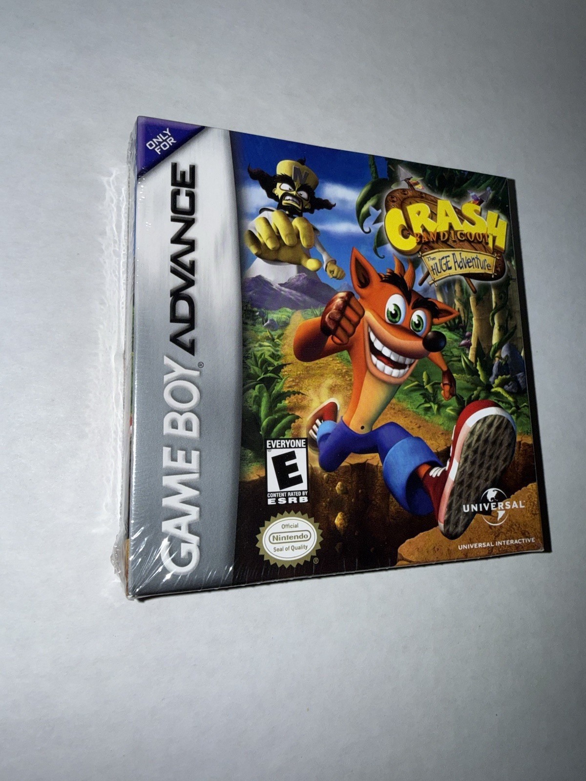 Crash Bandicoot The Huge Adventure for Gameboy Advance Factory Sealed New