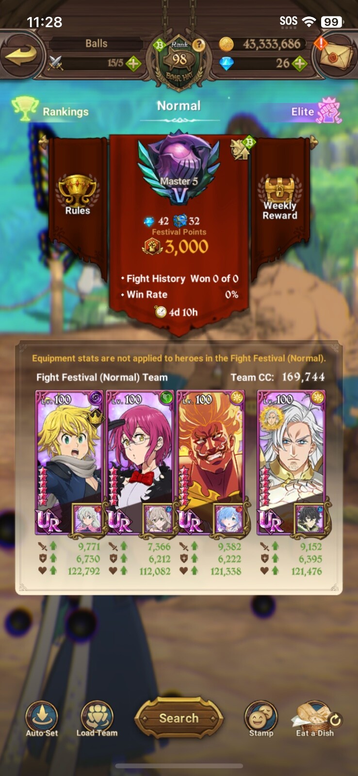 7ds grand cross 5 million cc with new tyrant demon king and LR Meliodas 