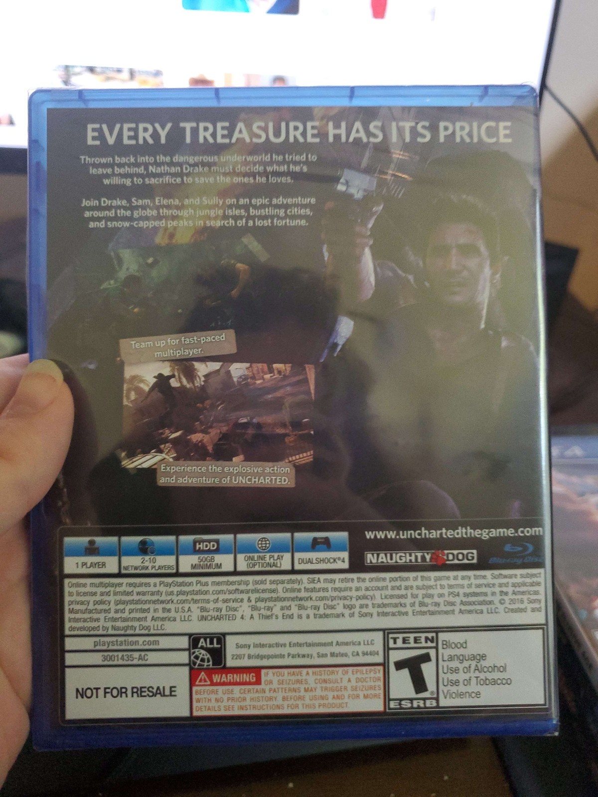 Uncharted 4 A Thief’s End – Sony Playstation 4 Blue Box Brand New Factory Seal