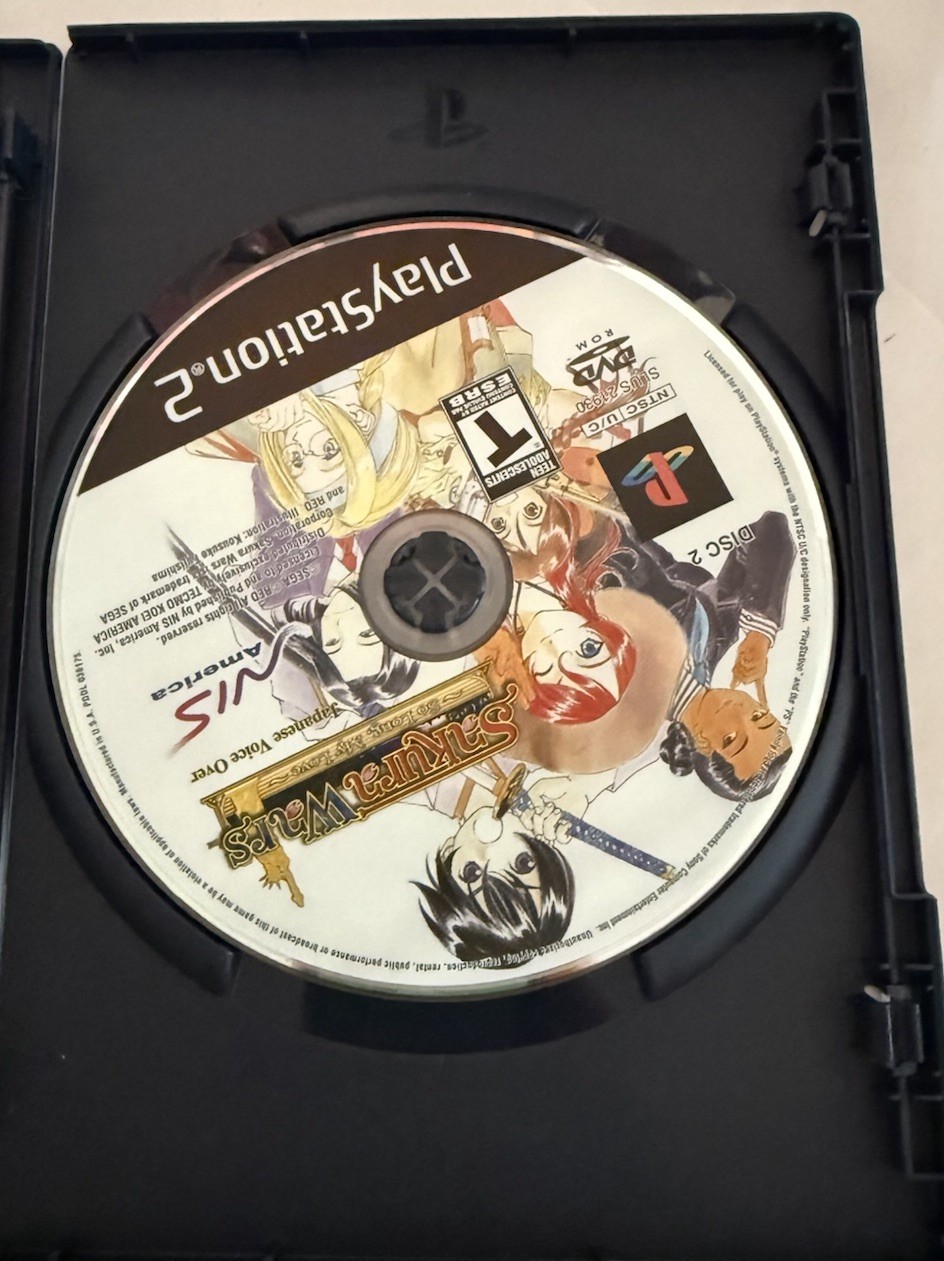 Official Sakura Wars So Long, My Love For The Sony PlayStation 2 PS2 Read