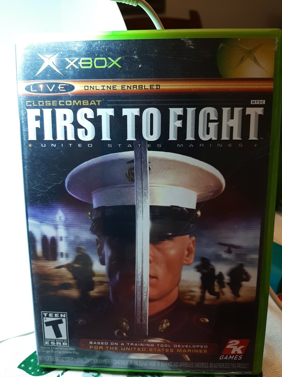 First to Fight – Original Xbox Game – w manual Tested preowned