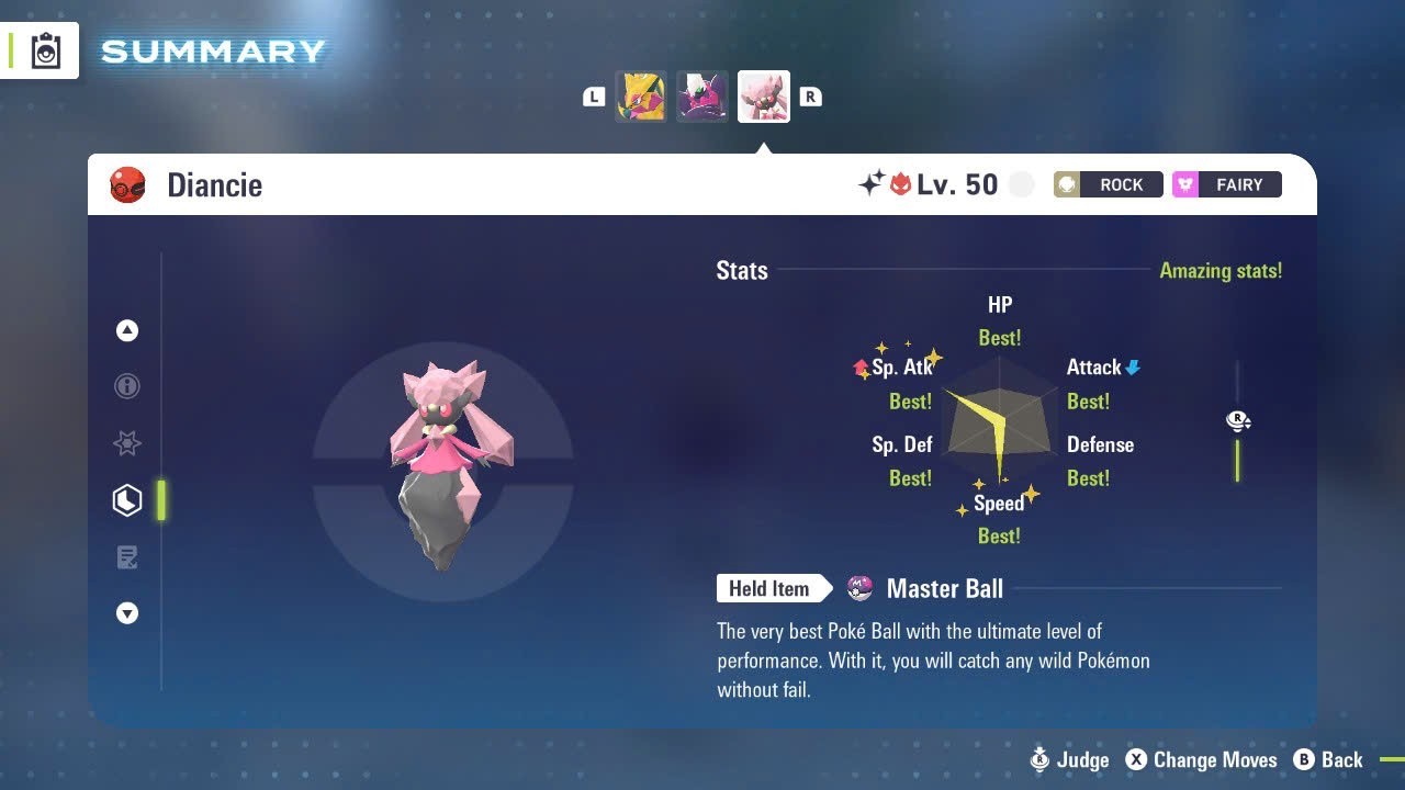✨SHINY ALPHA DIANCIE EVENT✨MAX 6IV EV⭐POKEMON LEGENDS ZA