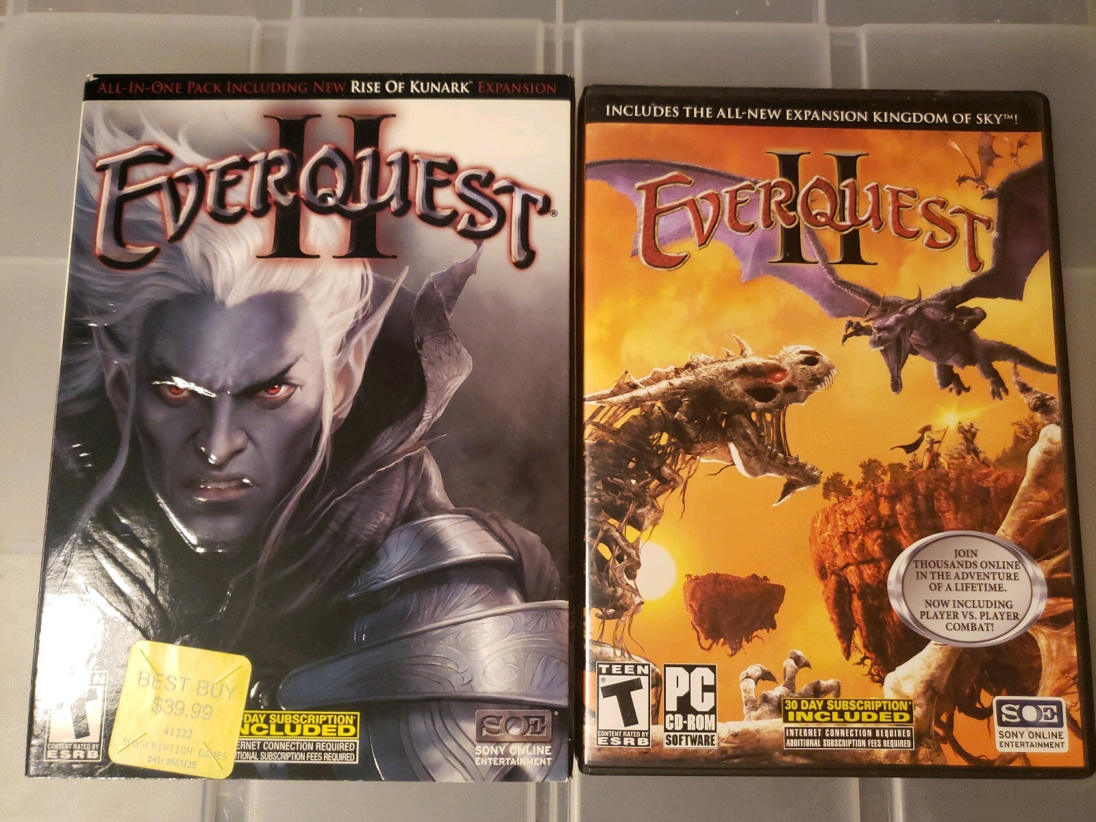 EVERQUEST 2 PC DVD-ROM Game Software RISE OF KUNARK KINGDOM OF SKY