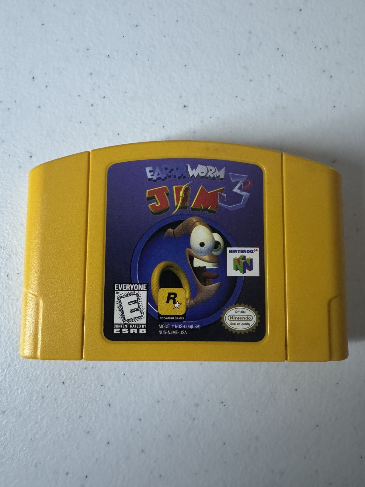 Earthworm Jim 3D (Nintendo 64, 1999) n64 – AUTHENTIC, TESTED, WORKING