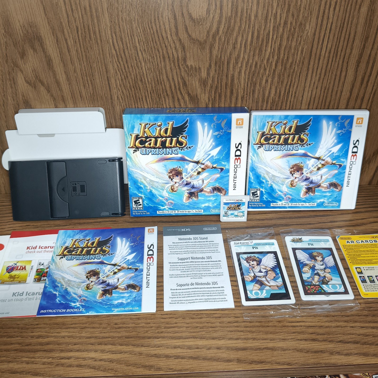 Kid Icarus: Uprising (Nintendo 3DS, 2012) CIB BIG BOX Sealed Card’s & Stand Rare