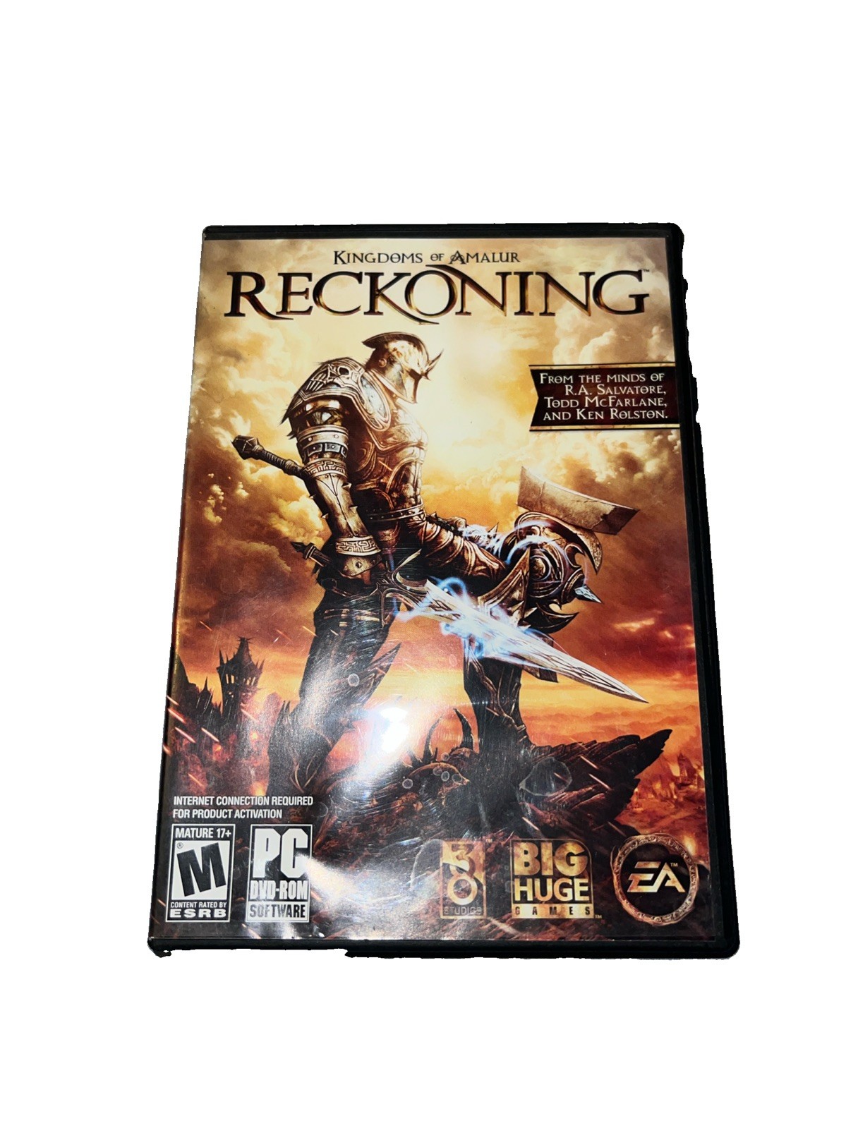 Kingdoms Of Amalur: RECKONING – PC DVD-ROM EA Used in Case NO manual Rated M